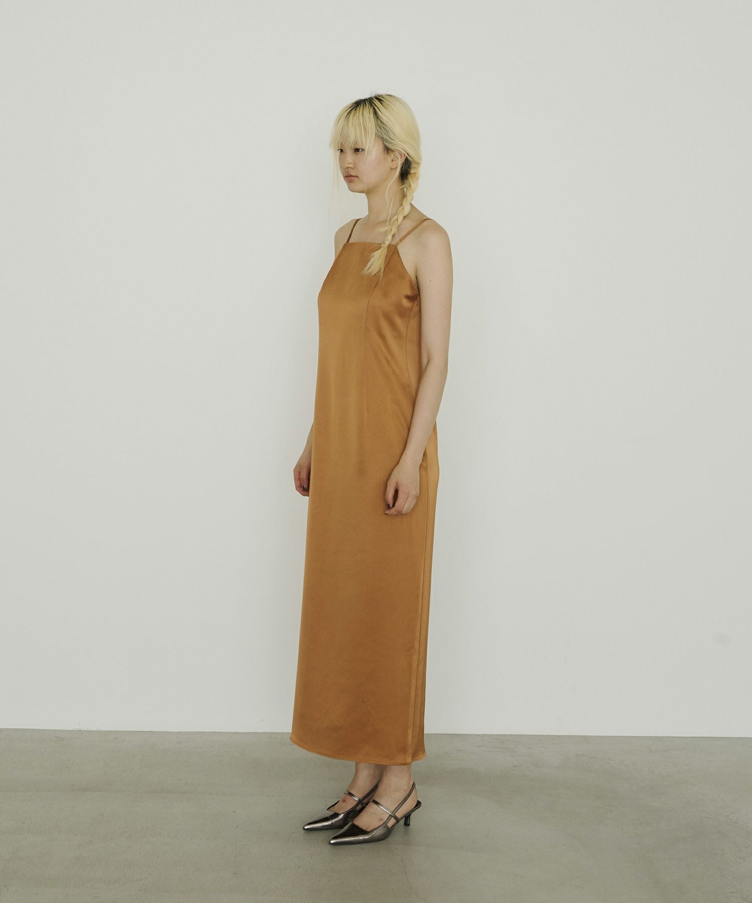 satin minimal dress | ANDRESD