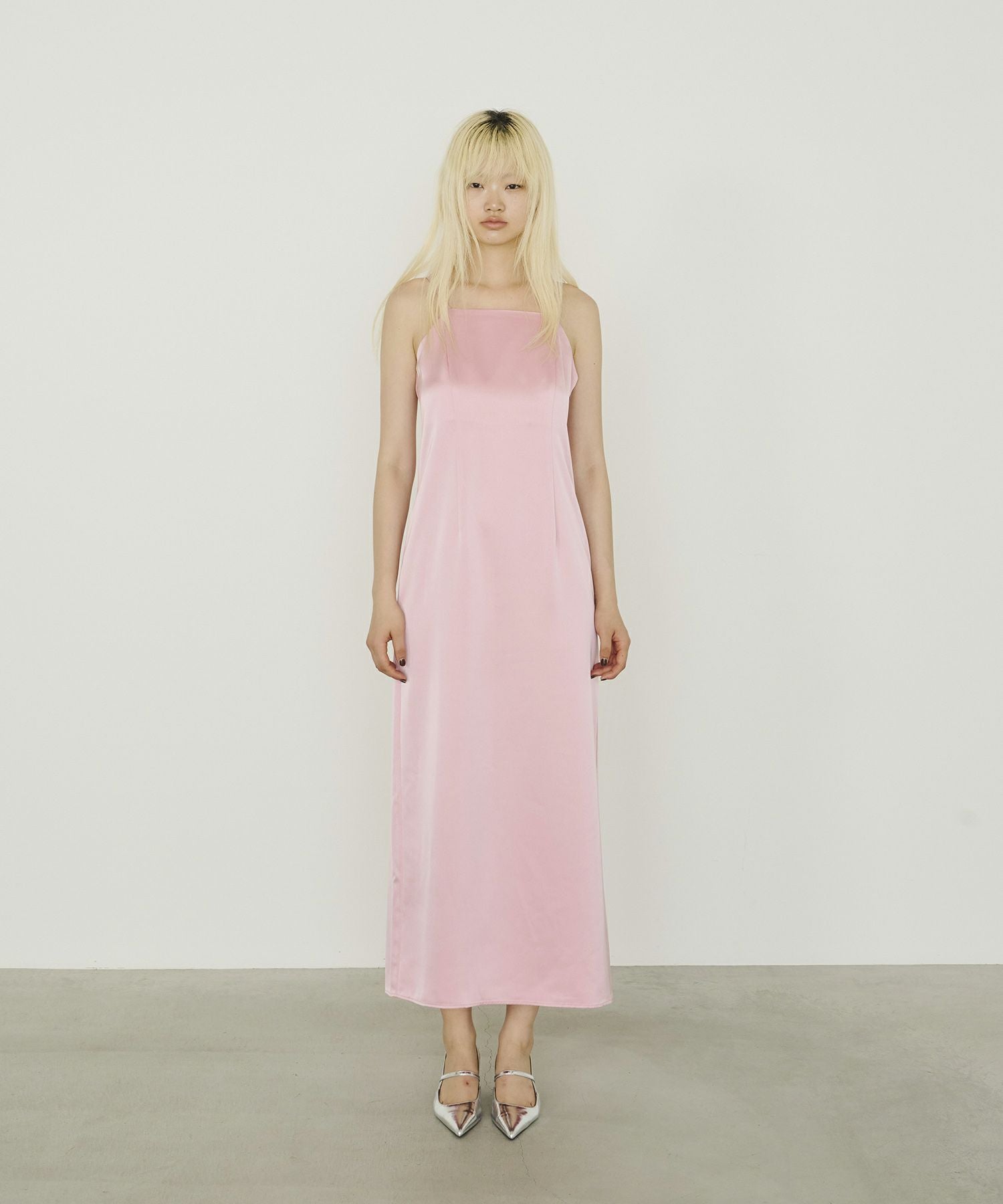 satin minimal dress | ANDRESD