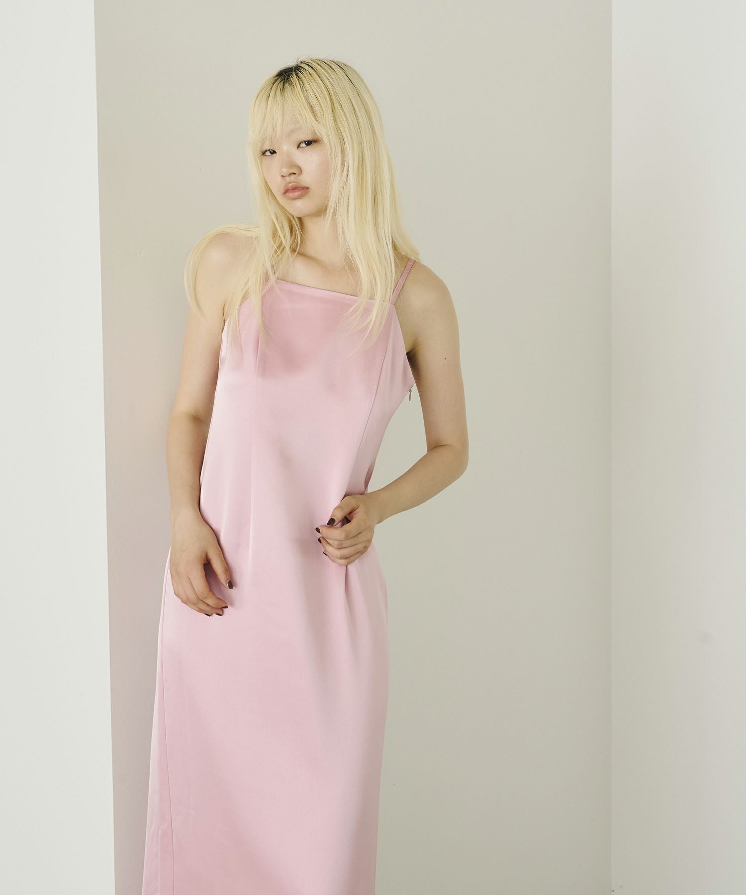 satin minimal dress | ANDRESD
