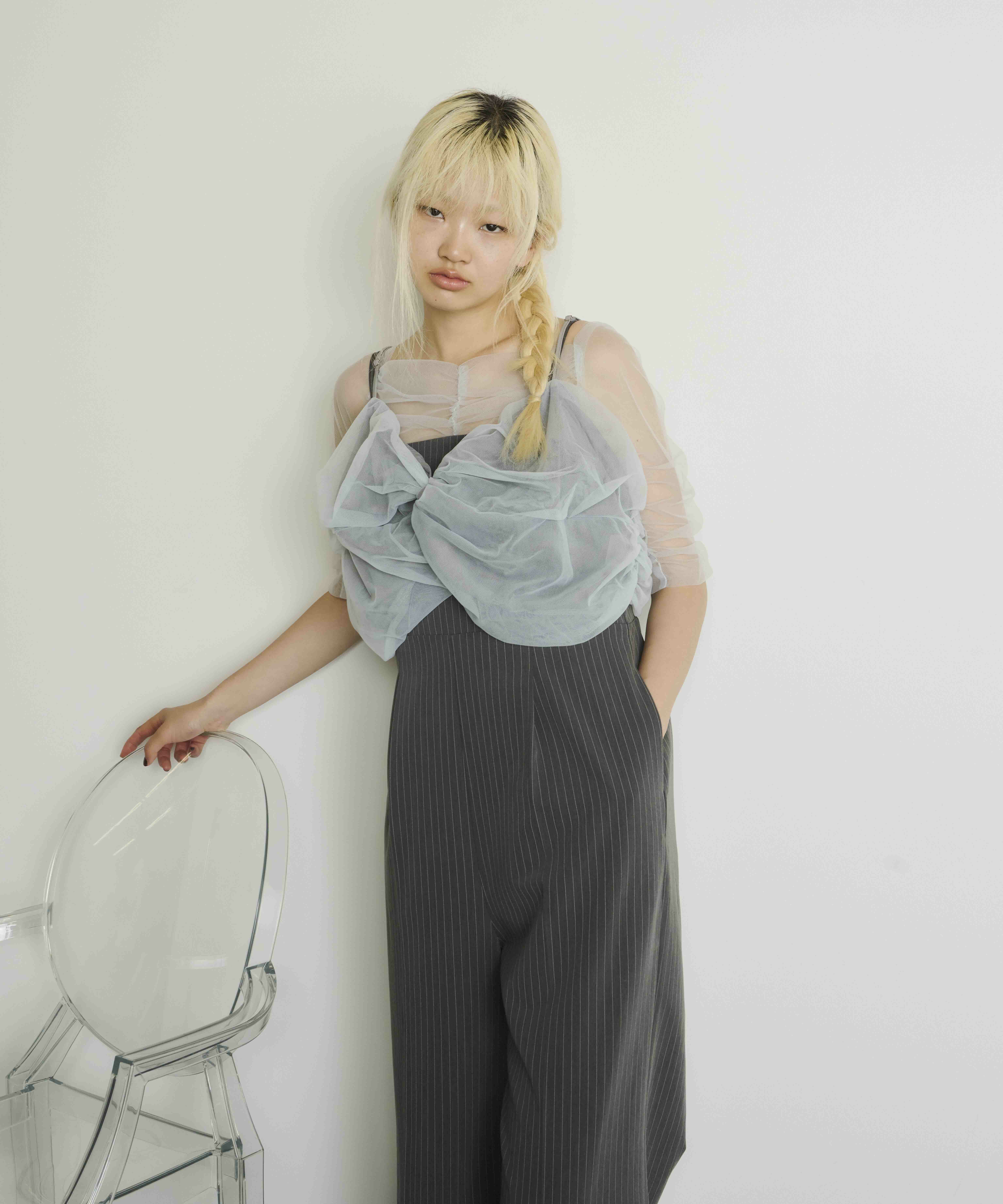 twisted bustier layered tops | ANDRESD