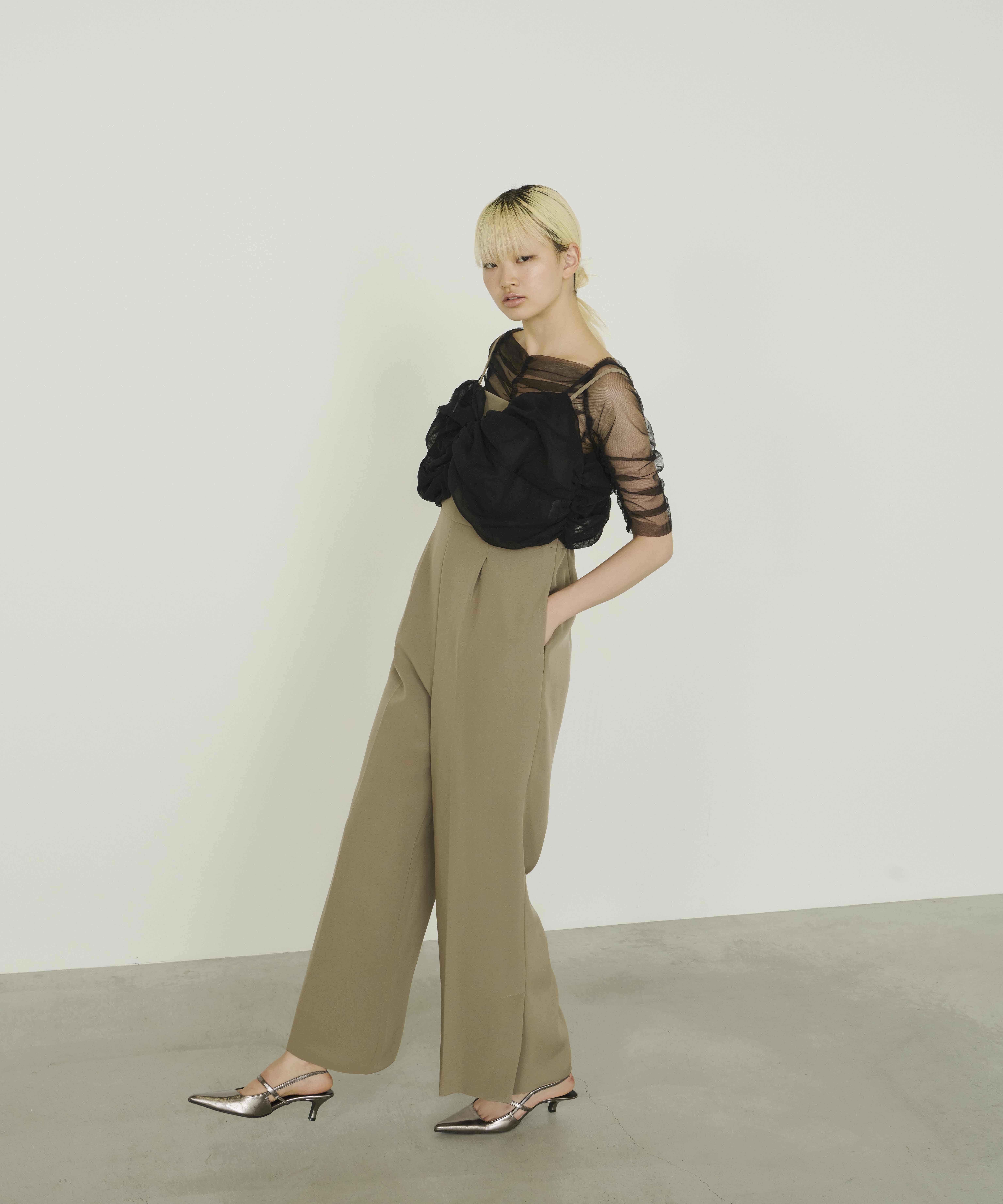 twisted bustier layered tops | ANDRESD