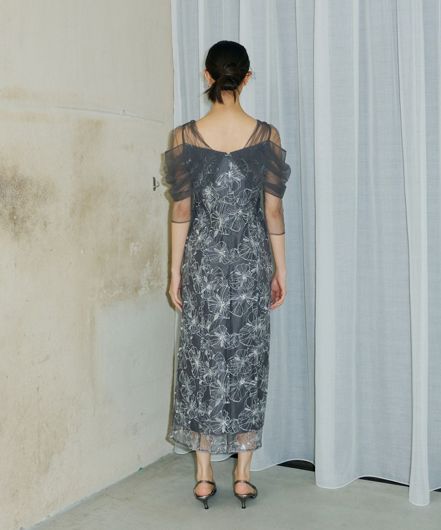 スーツ・フォーマル・ドレス andresd tulle drape spangle dress tulle drape spangle dress | ANDRESD