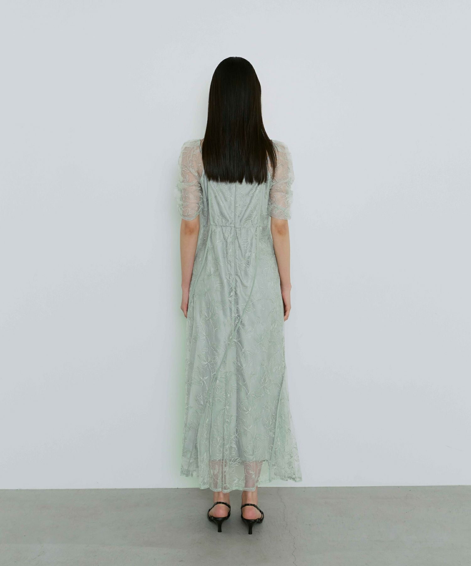 wave piping frare dress | ANDRESD