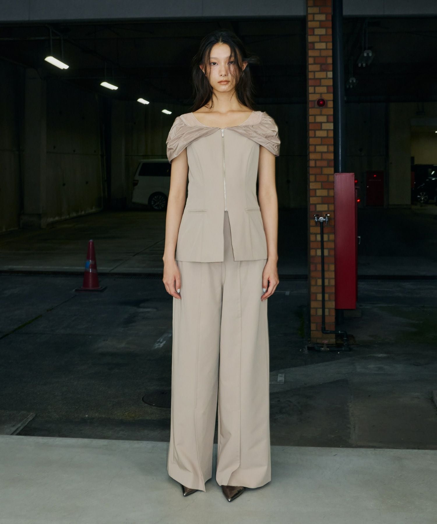 アーテリー・アンド・シー 上下　セット　にぱち Rig アーテリーアンドシー knot shirt docking setup dress | ANDRESD