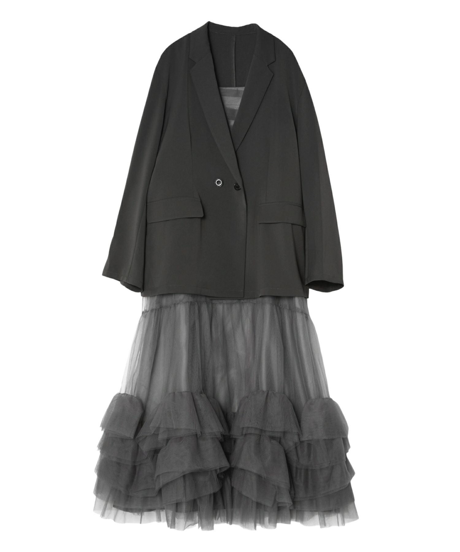 volume tulle jacket set dress | ANDRESD volume tulle jacket set dress | ANDRESD
