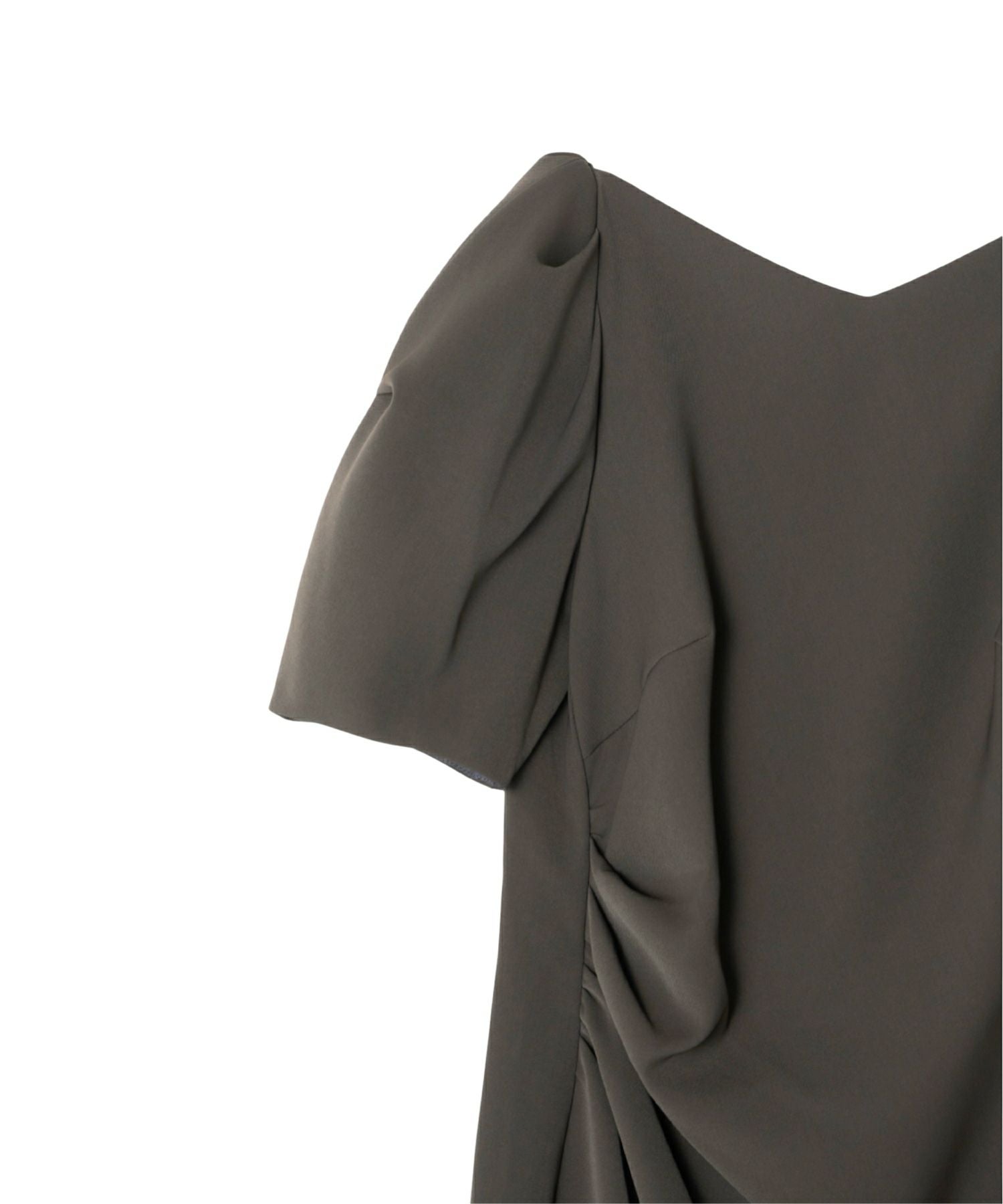 lace arm drape dress | ANDRESD