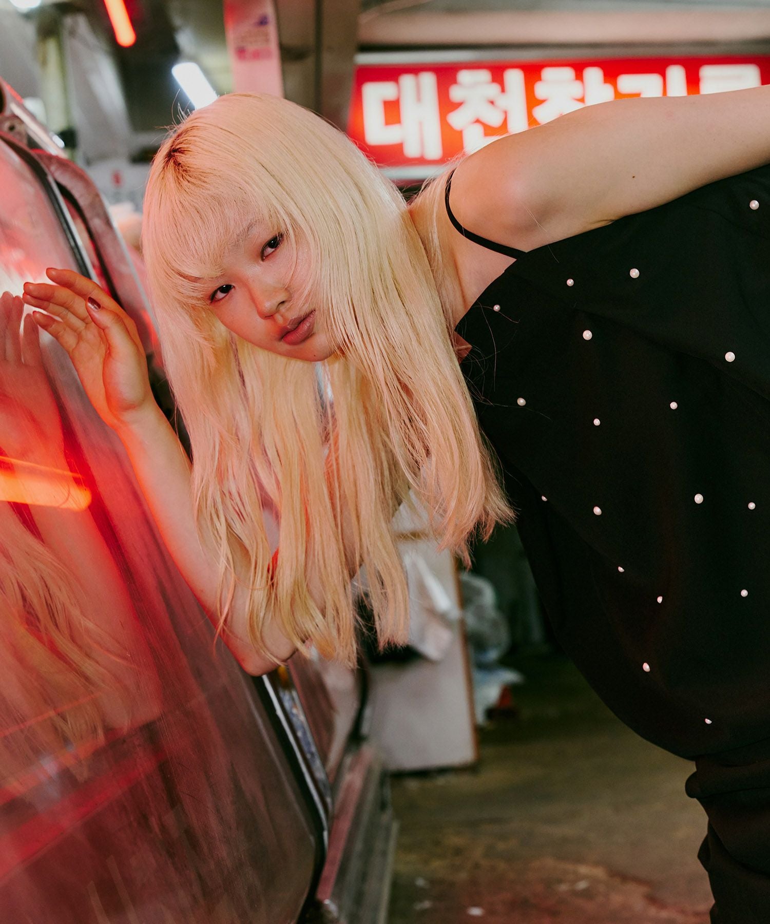 oval form pearl dress | ANDRESD