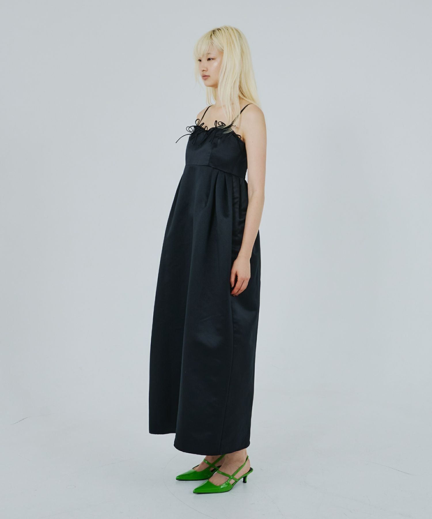 ribbons puffy volume dress | ANDRESD