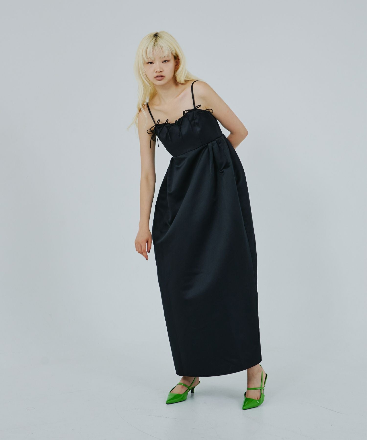 ワンピース ribbons puffy volume dress ribbons puffy volume dress | ANDRESD