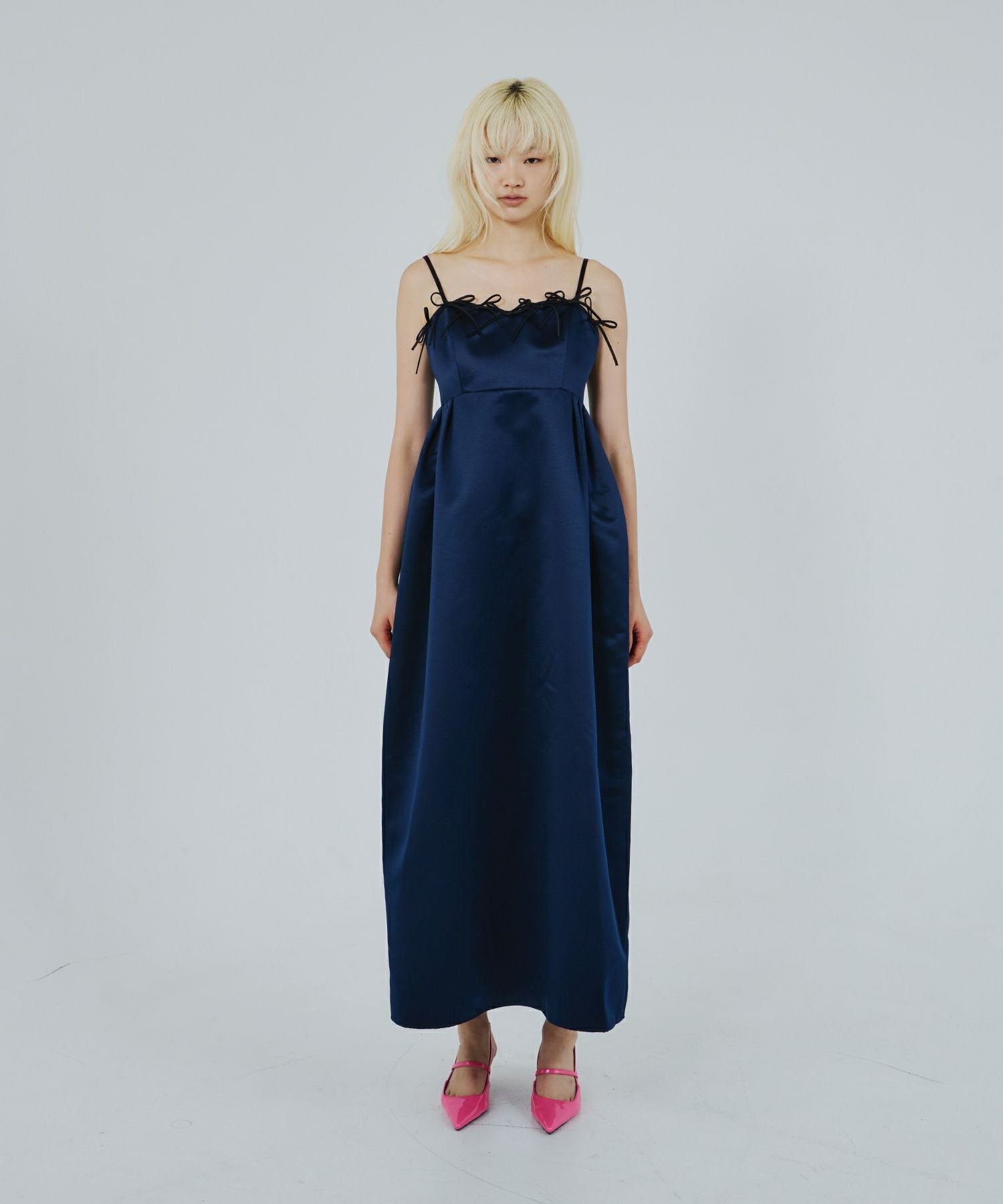 ワンピース ribbons puffy volume dress ribbons puffy volume dress | ANDRESD