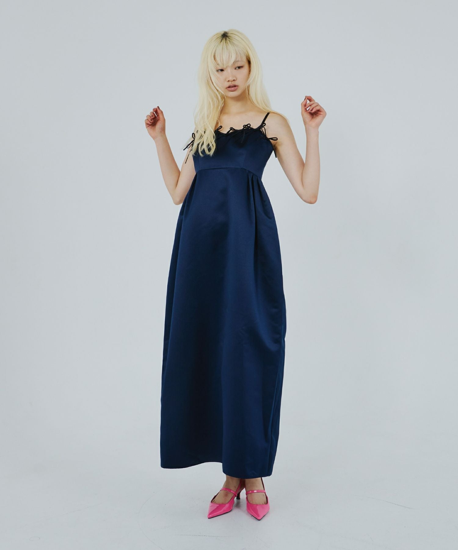 ワンピース ANDRESD ribbons puffy volume dress ribbons puffy volume dress | ANDRESD