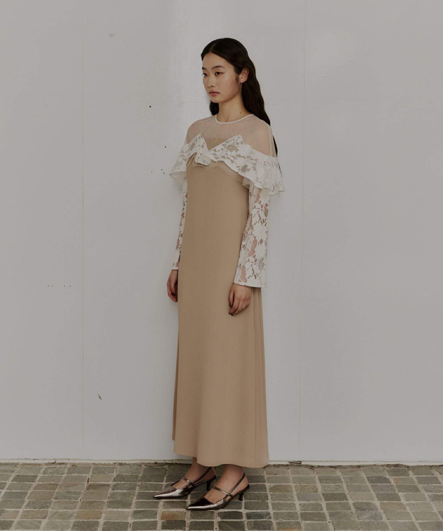 lace raffle dress | ANDRESD
