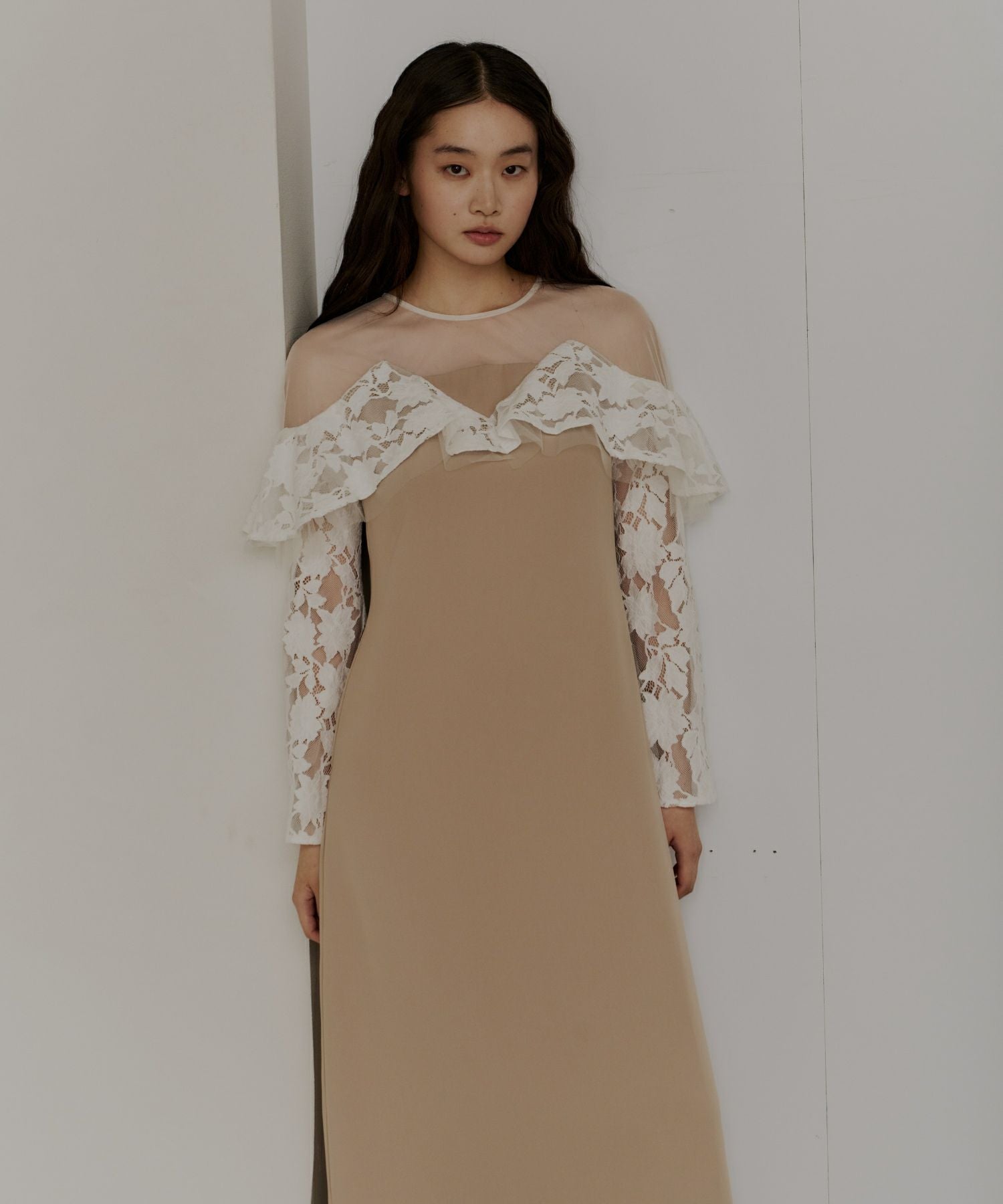 lace raffle dress | ANDRESD