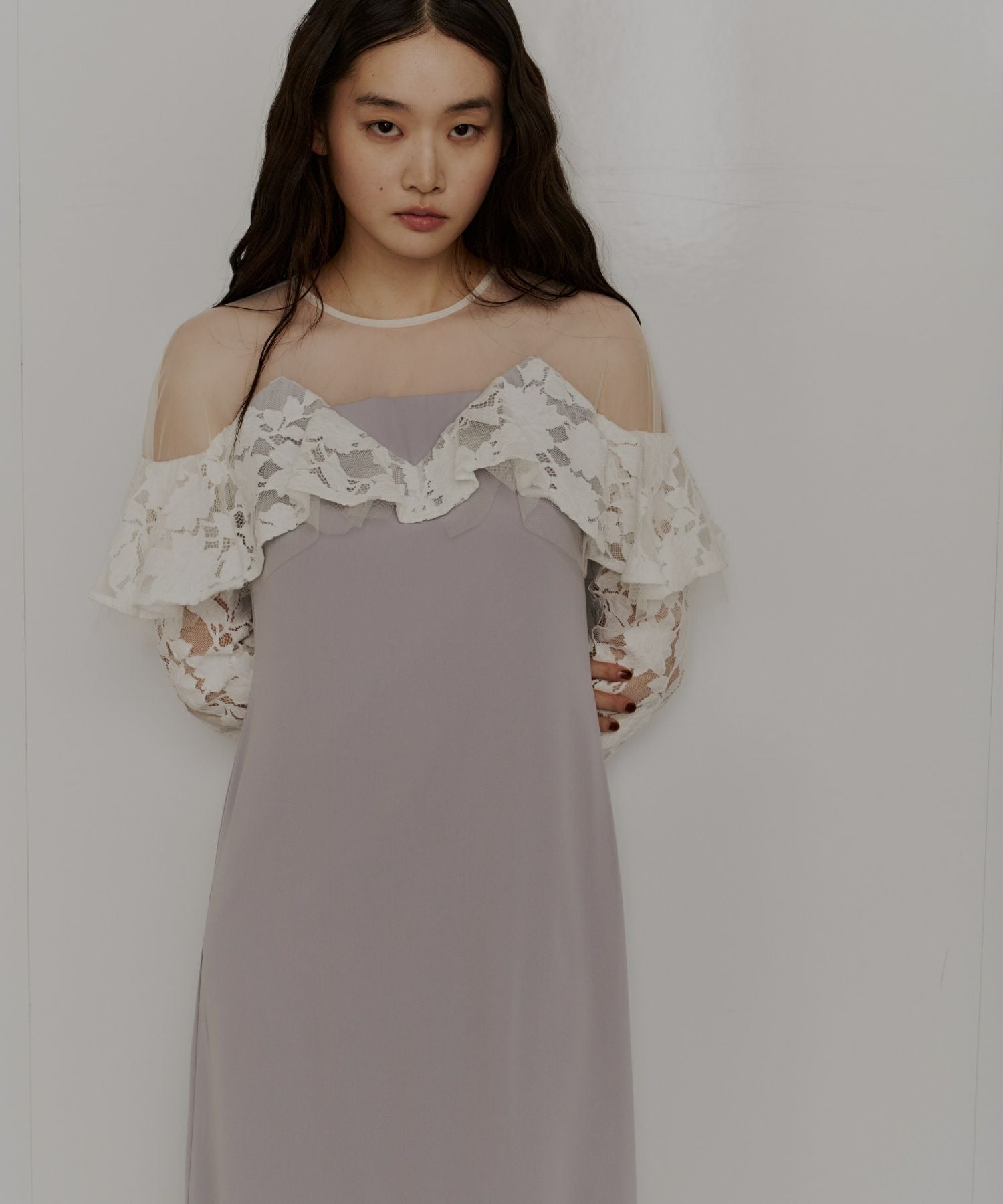 lace raffle dress | ANDRESD