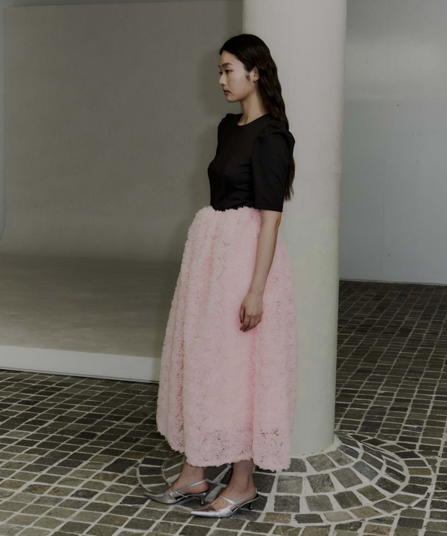 mocomoco set up half sleeve dress | ANDRESD