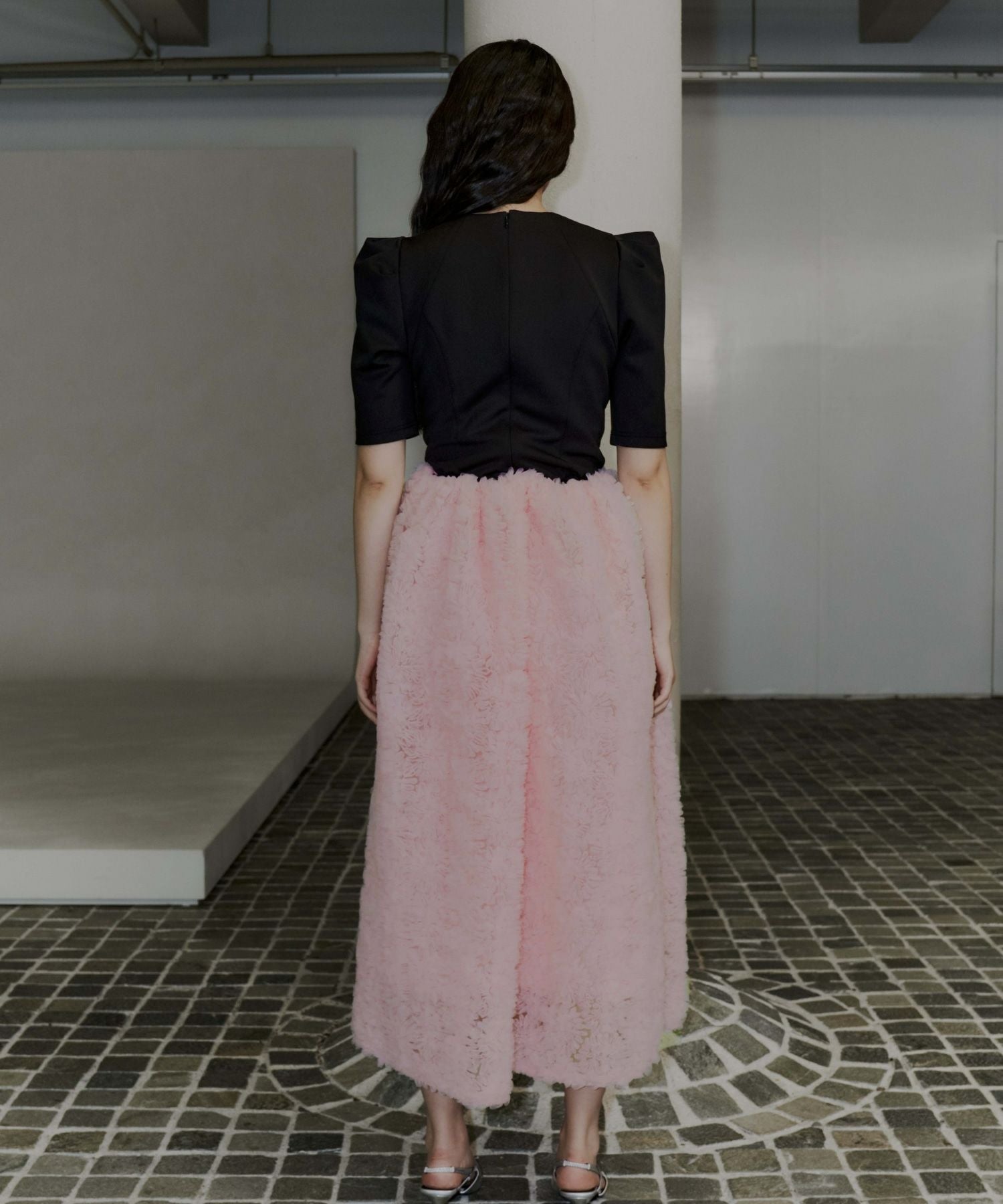 mocomoco set up half sleeve dress | ANDRESD