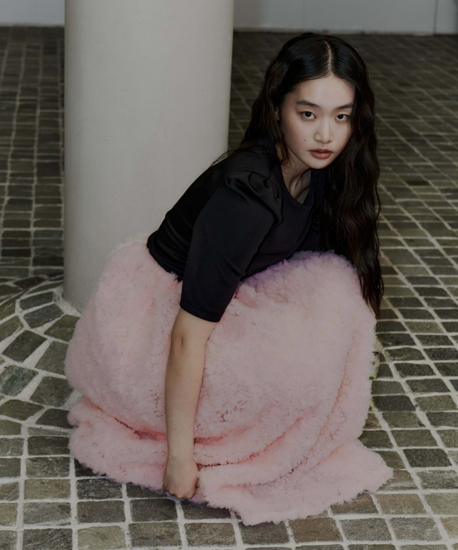 ANDRÉSD♡mocomoco set up half sleevedress mocomoco set up half sleeve dress | ANDRESD