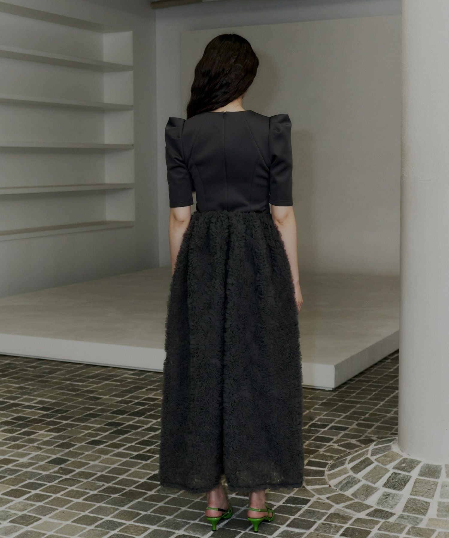 mocomoco set up half sleeve dress | ANDRESD