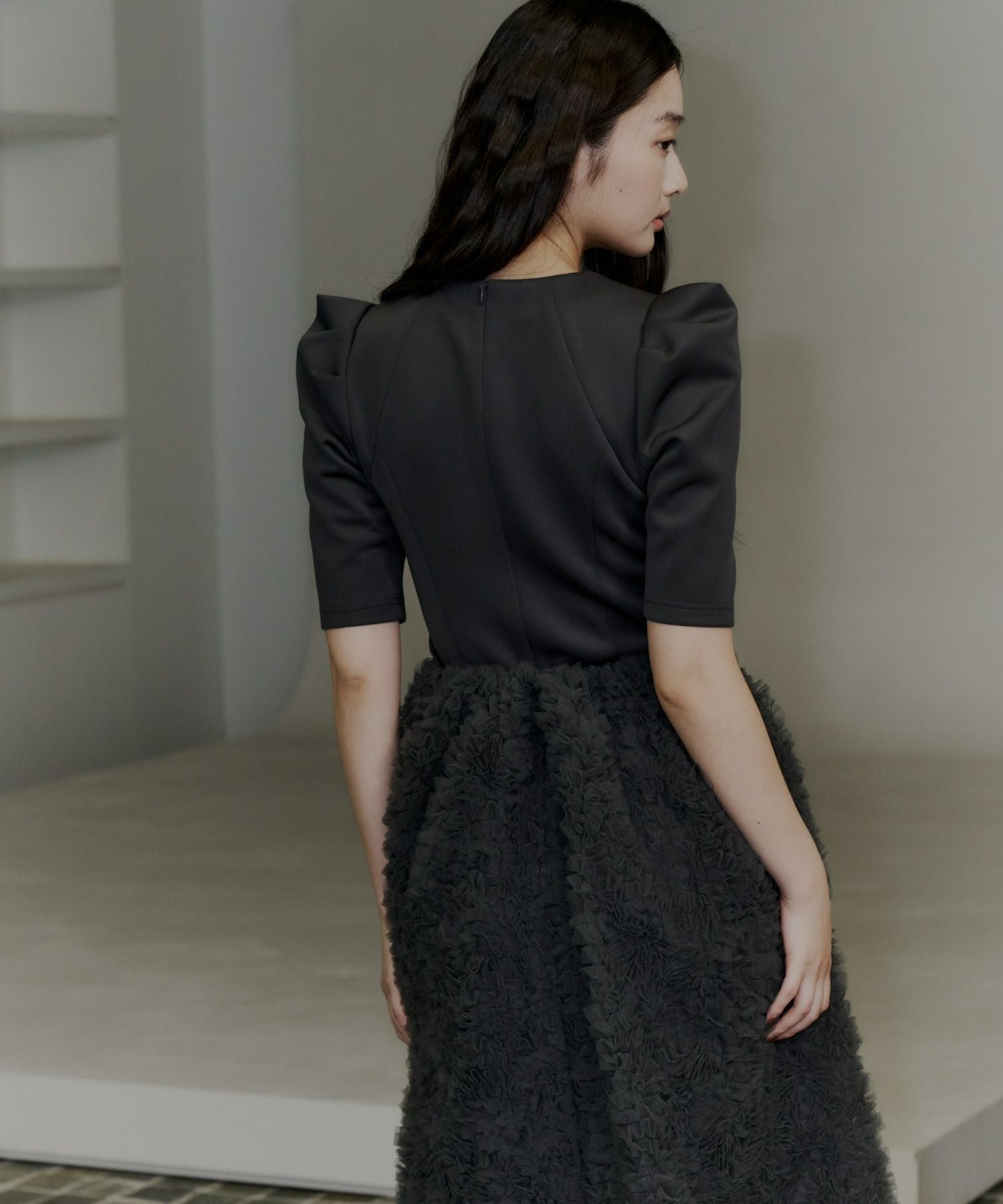 mocomoco set up half sleeve dress | ANDRESD