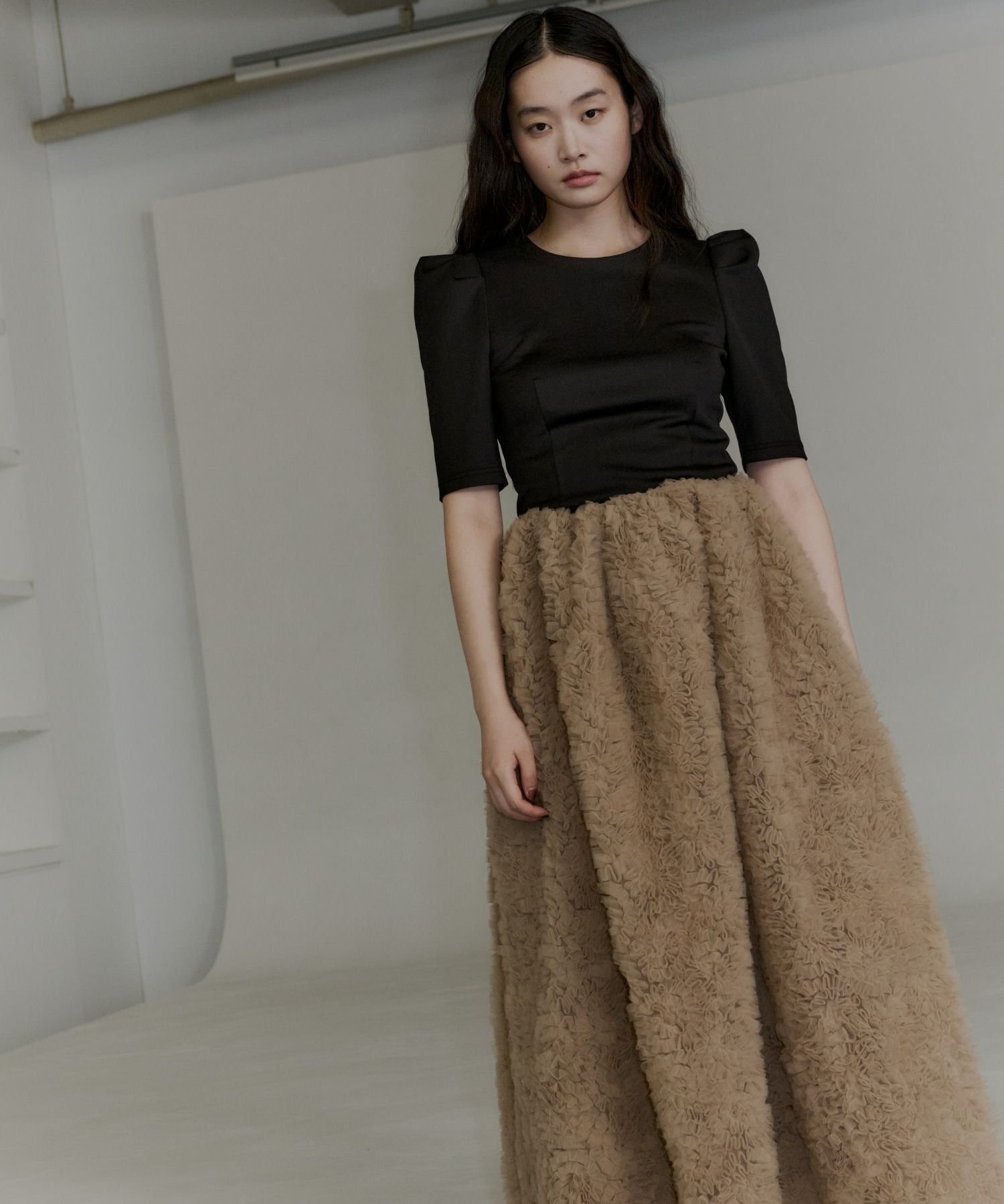 mocomoco set up half sleeve dress | ANDRESD