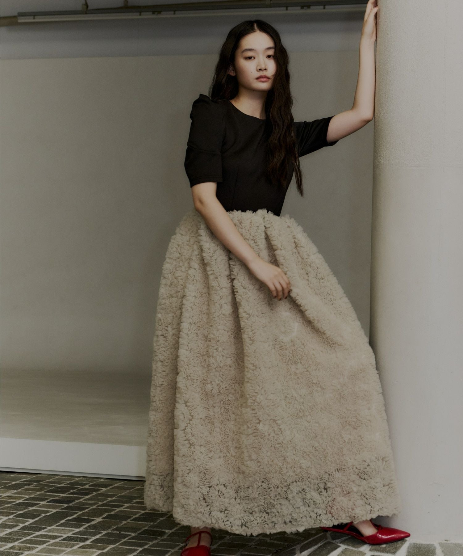 スーツ・フォーマル・ドレス mocomoco set up half sleeve dress mocomoco set up half sleeve dress | ANDRESD