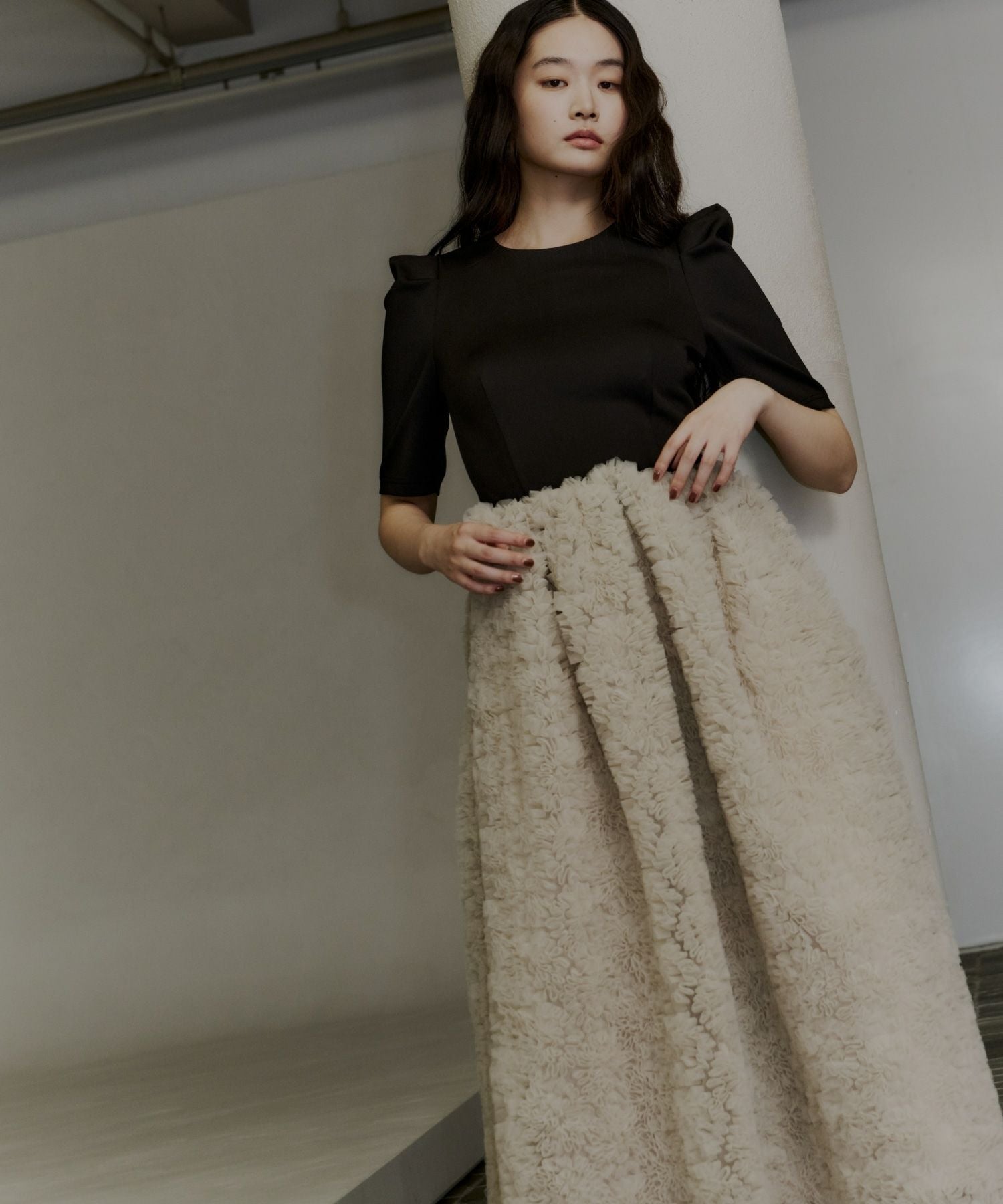 mocomoco set up half sleeve dress | ANDRESD