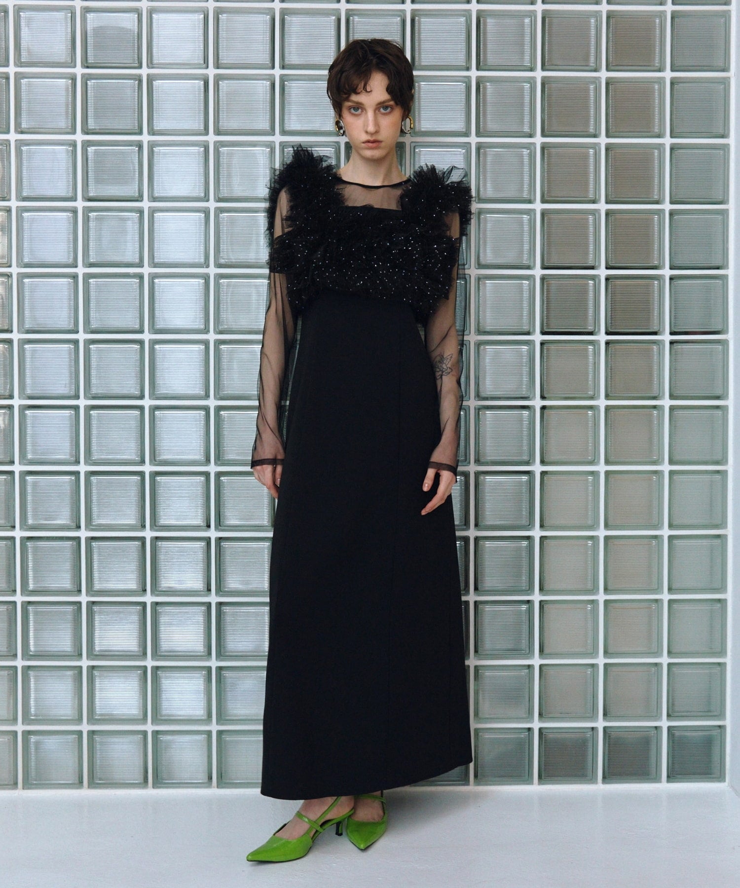 スーツ・フォーマル・ドレス ANDRESD volume ruffle layer dress volume ruffle layer dress | ANDRESD
