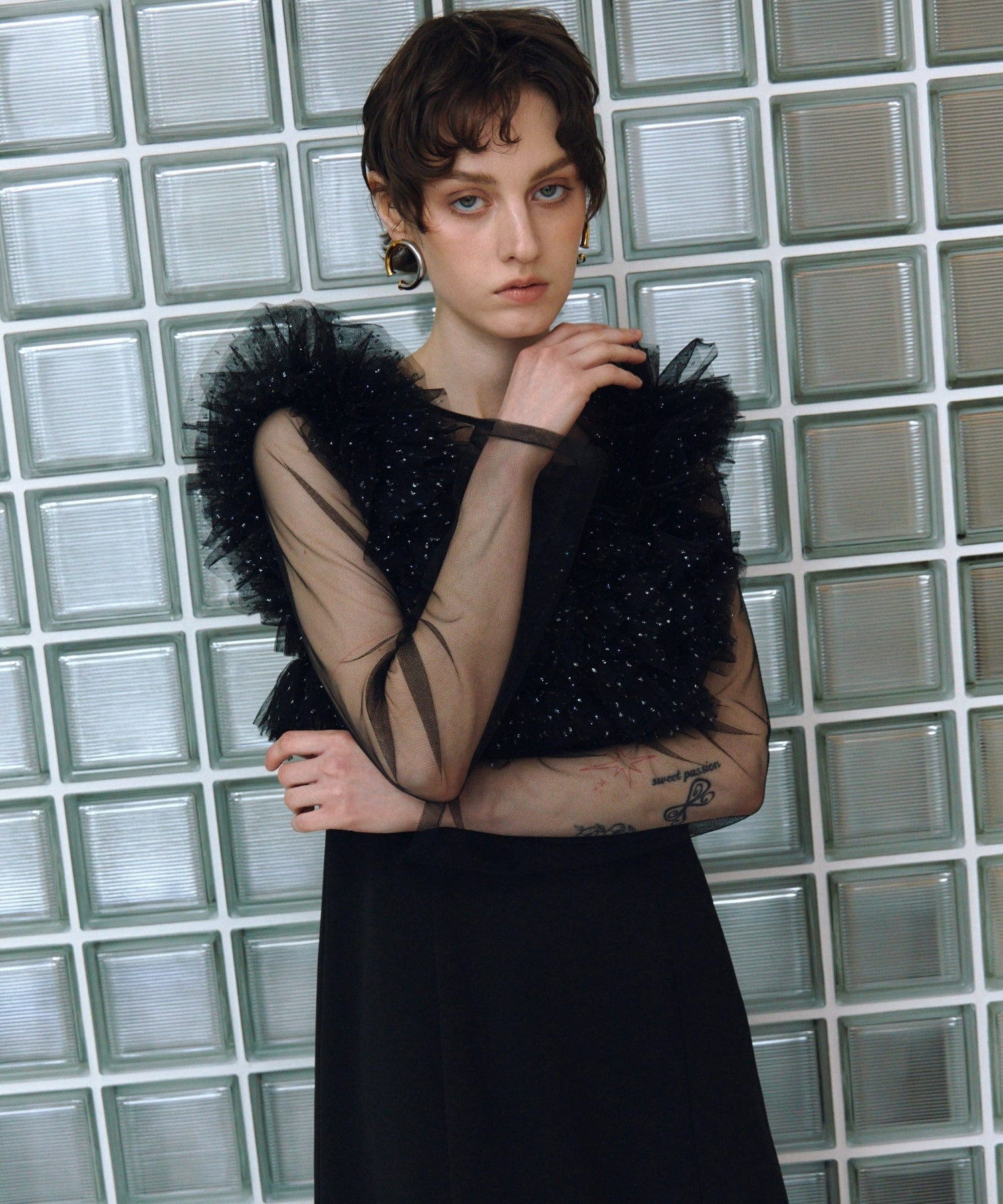 スーツ・フォーマル・ドレス ANDRESD volume ruffle layer dress volume ruffle layer dress | ANDRESD