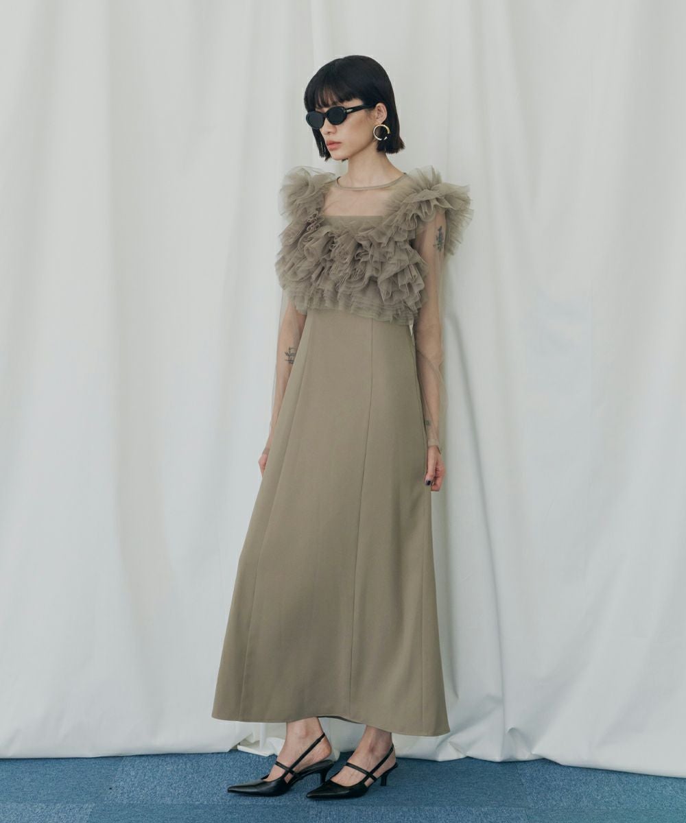 スーツ・フォーマル・ドレス ANDRESD volume ruffle layer dress volume ruffle layer dress | ANDRESD