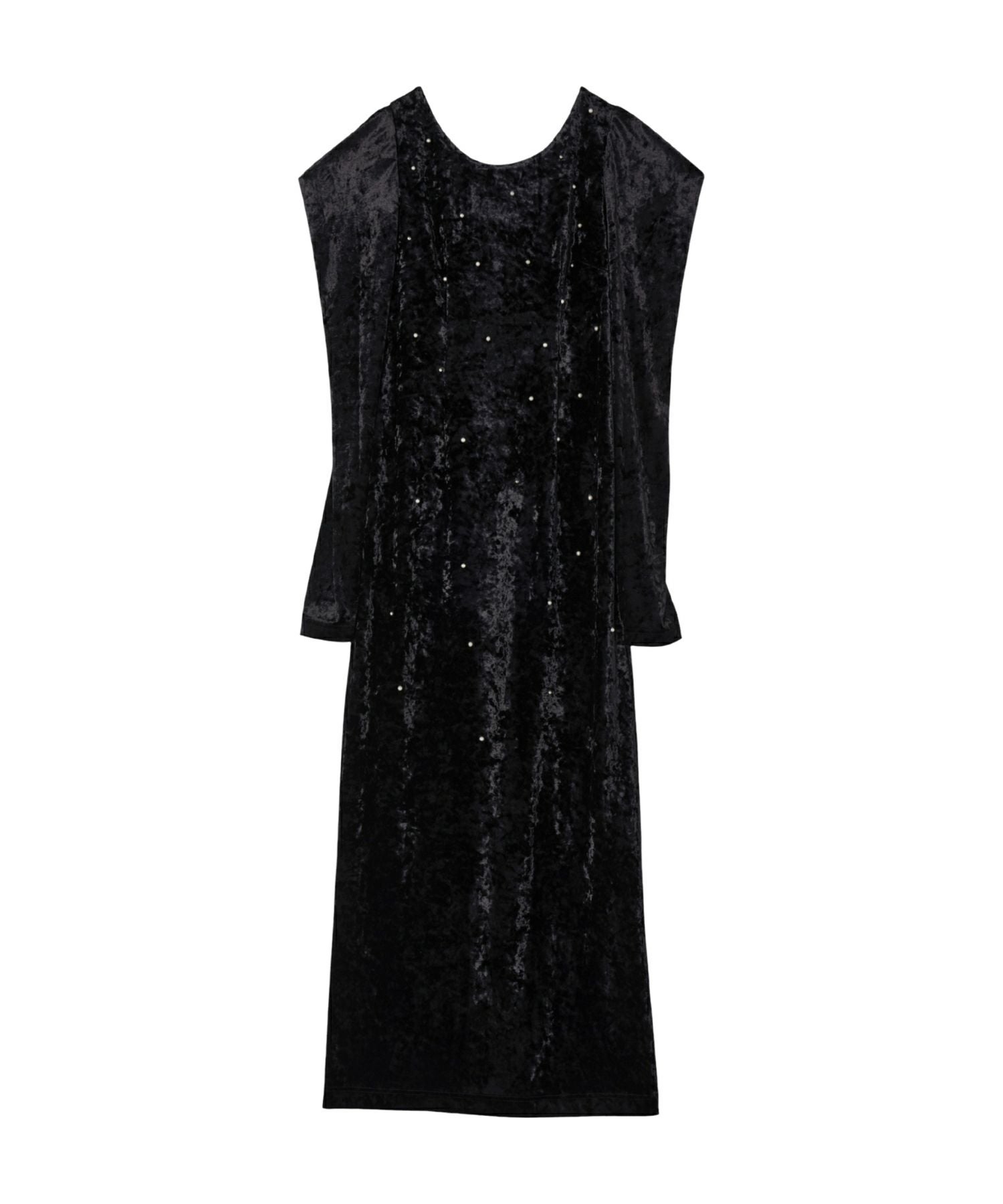 pearl glow velour dress | ANDRESD