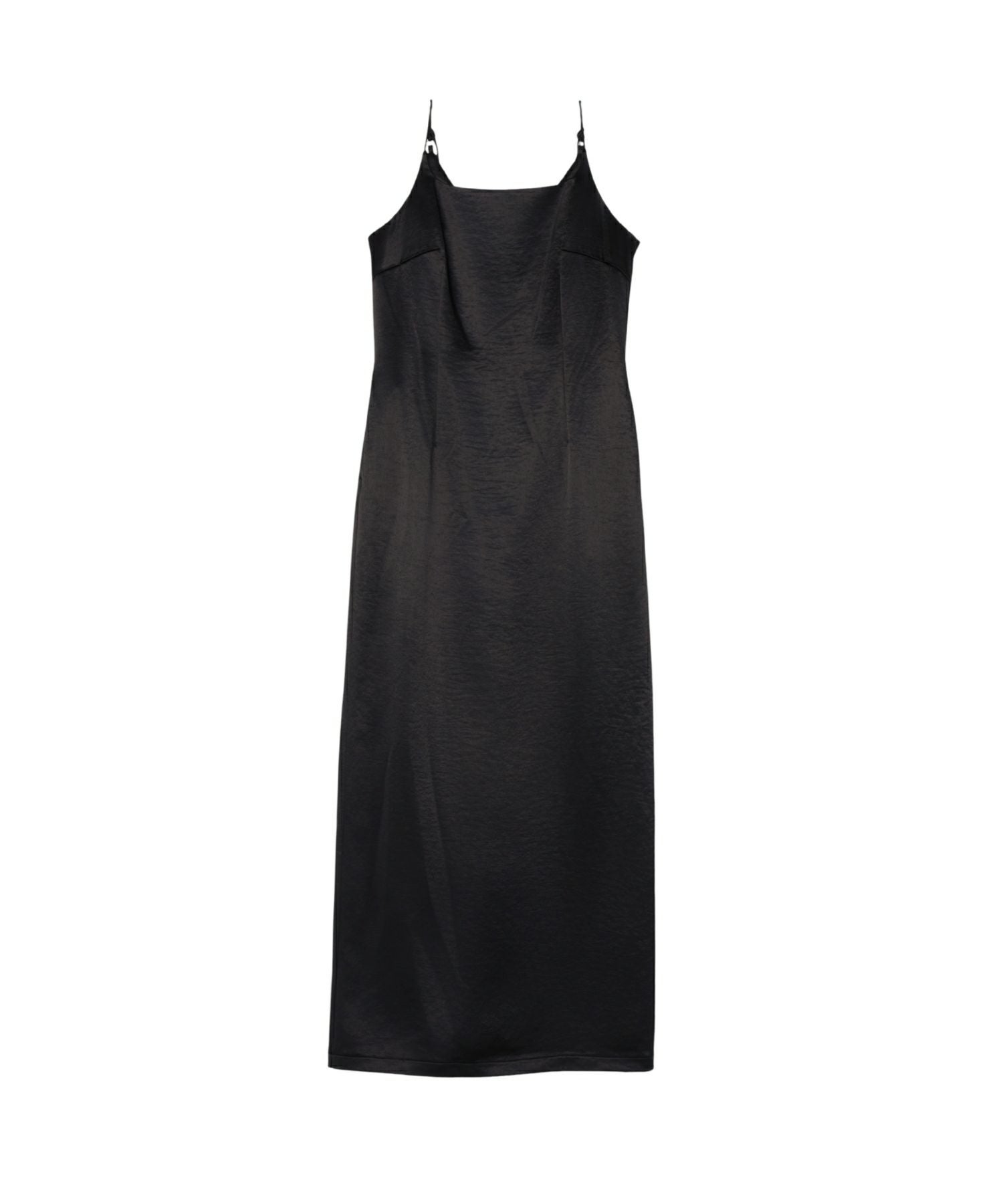 glossy satin back ribbon dress | ANDRESD