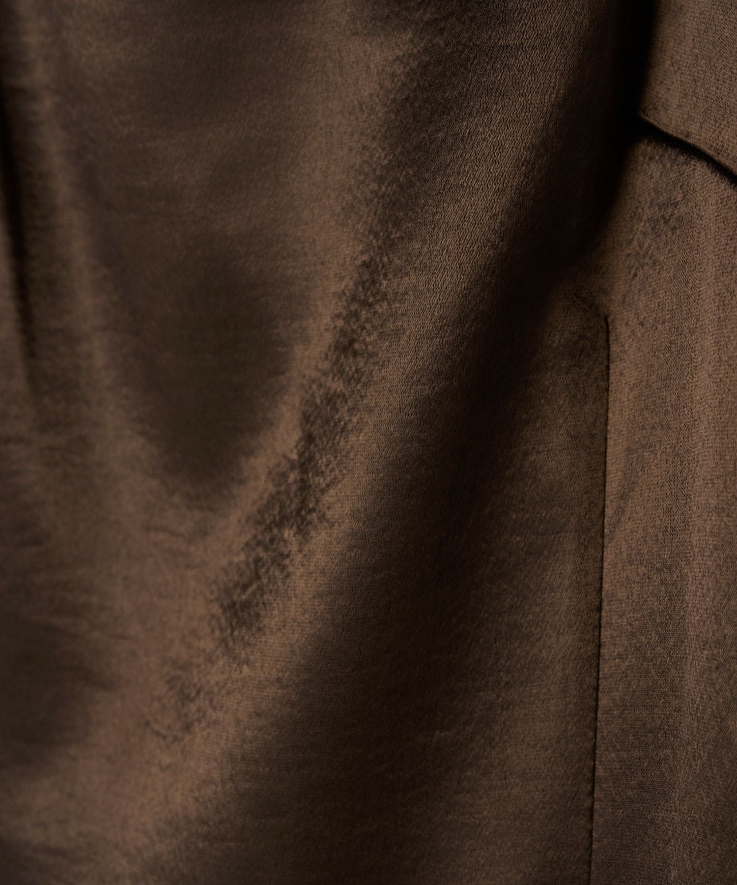 glossy satin back ribbon dress | ANDRESD