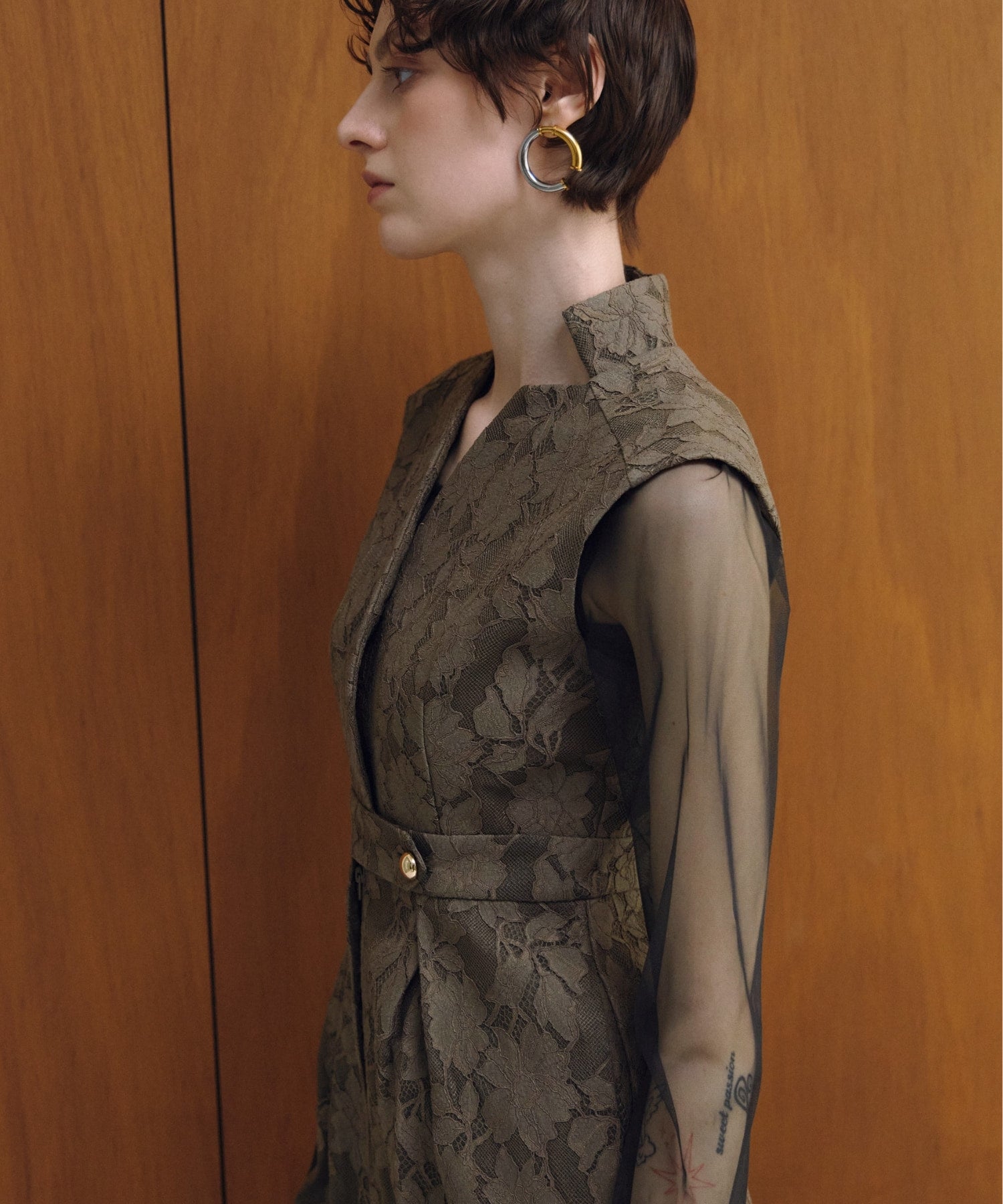 bonding lace all-in-one dress | ANDRESD