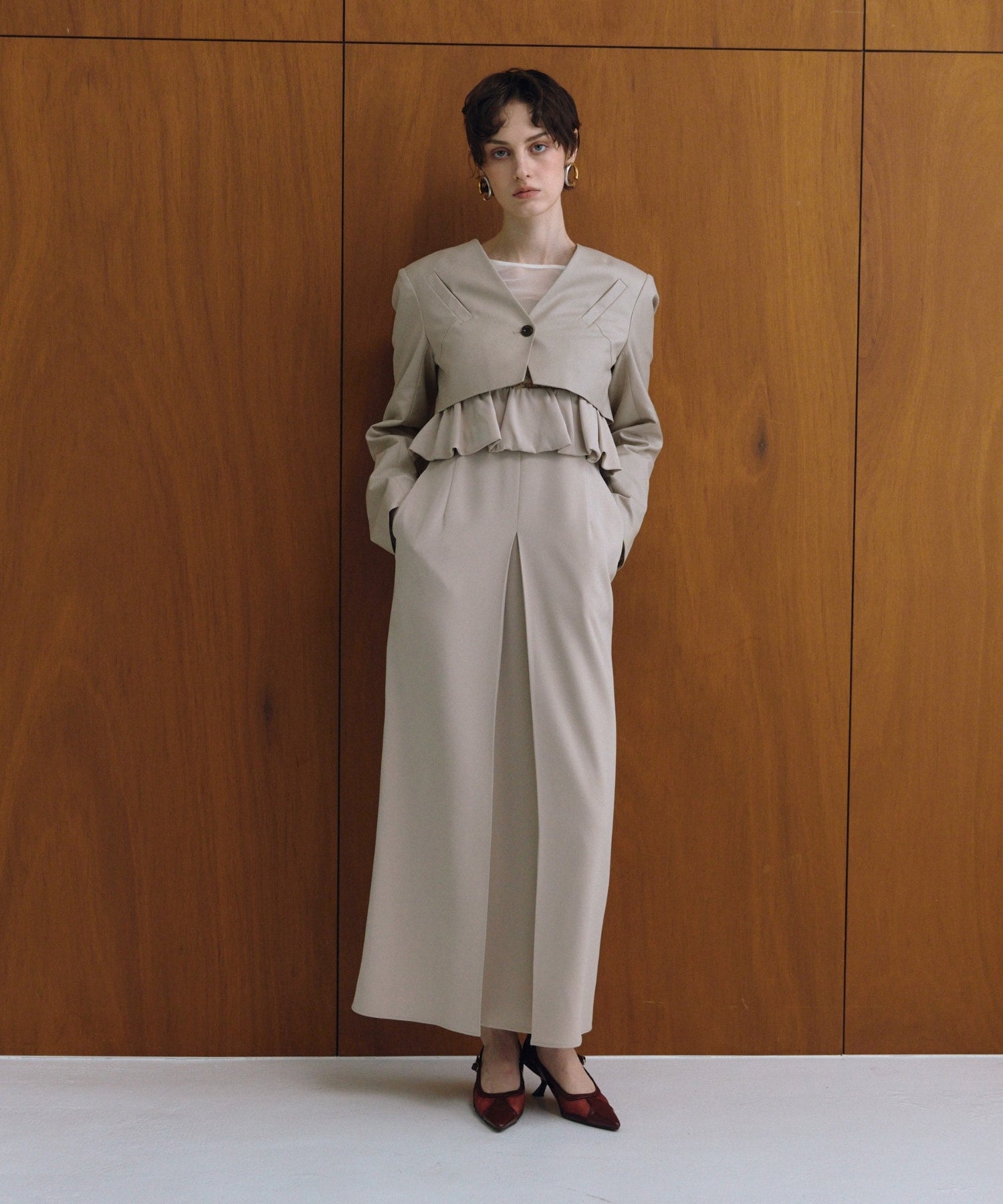 jewels shine boxy jacket | ANDRESD