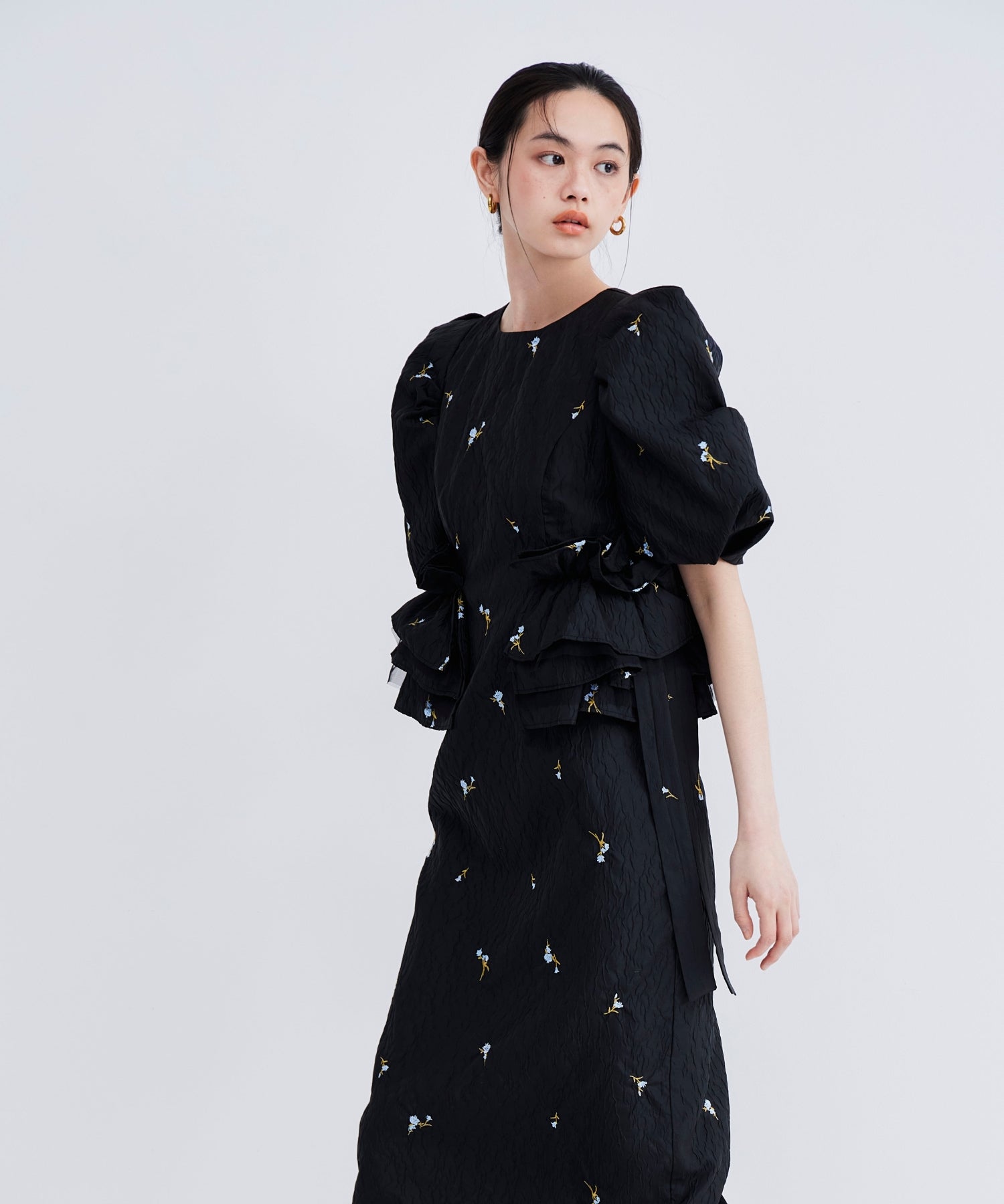 blossom frill dress | ANDRESD