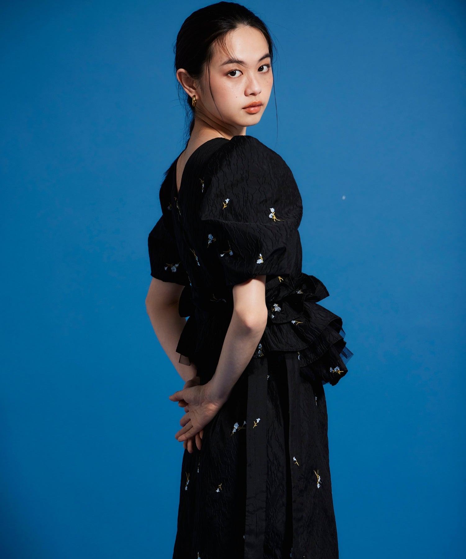 blossom frill dress | ANDRESD