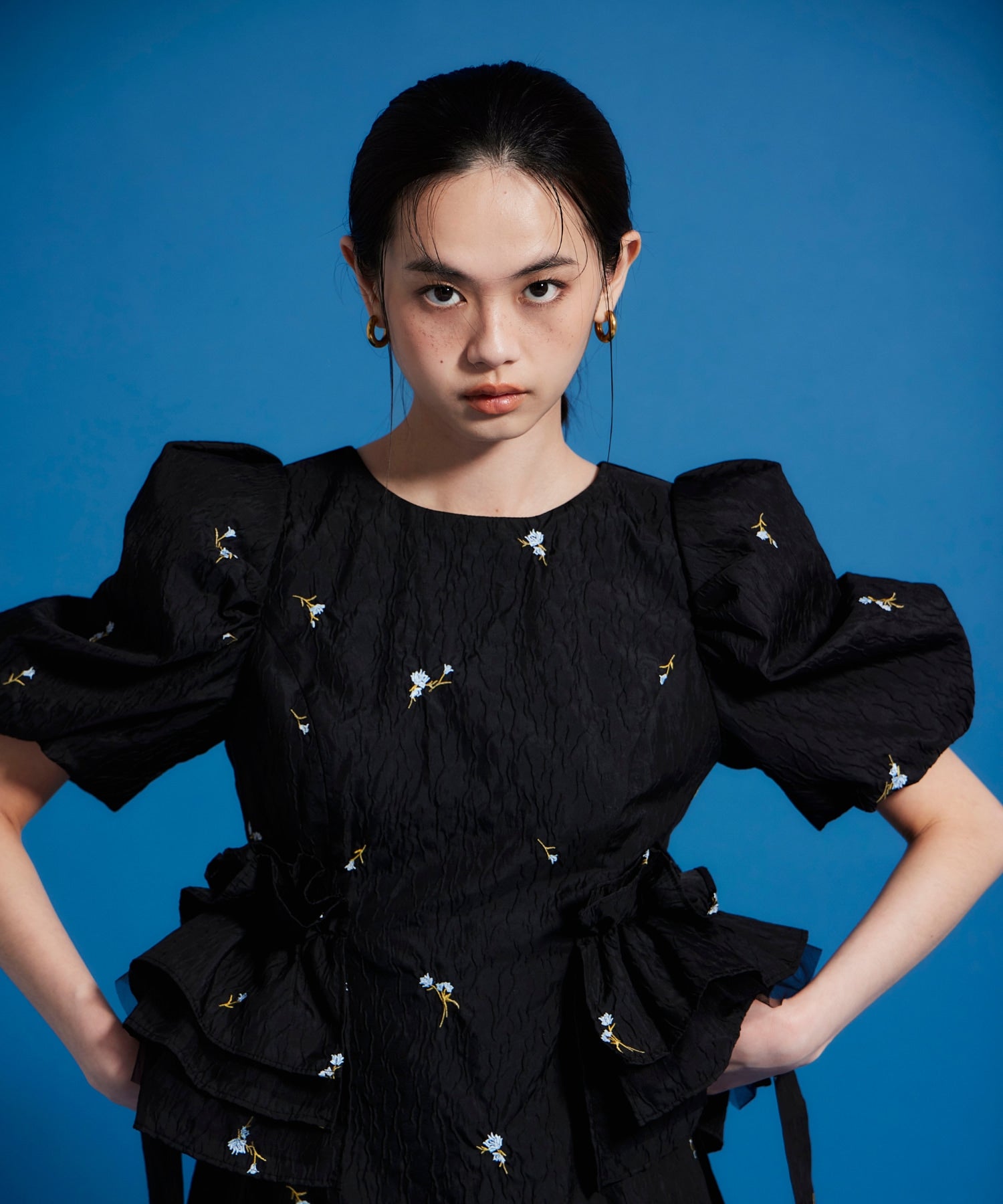 【新品タグ付き】ANDRESD blossom frill dress blossom frill dress | ANDRESD