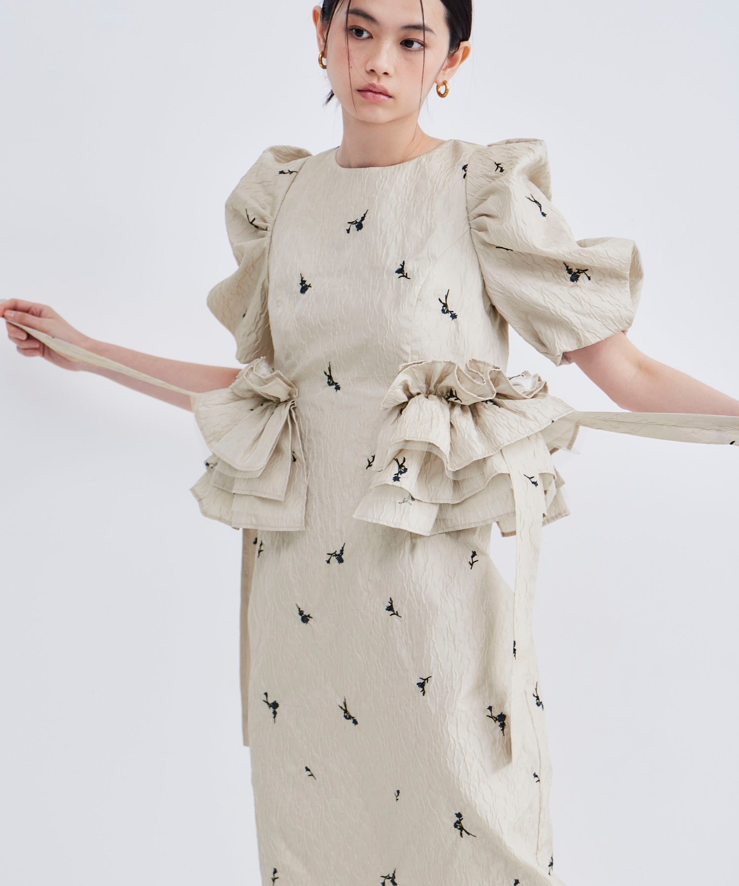 blossom frill dress | ANDRESD