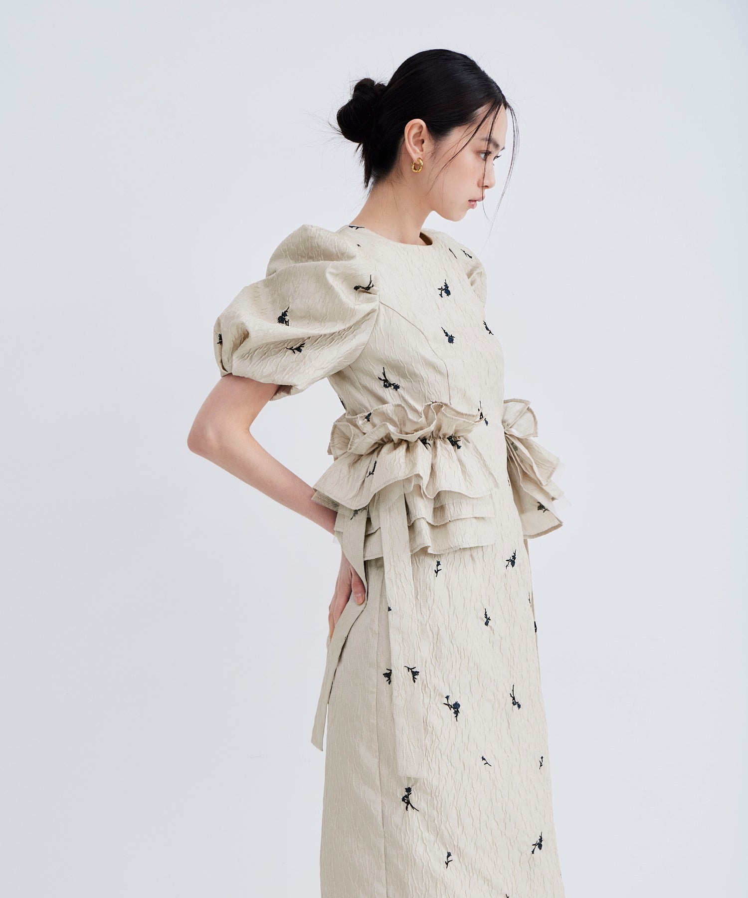 blossom frill dress | ANDRESD