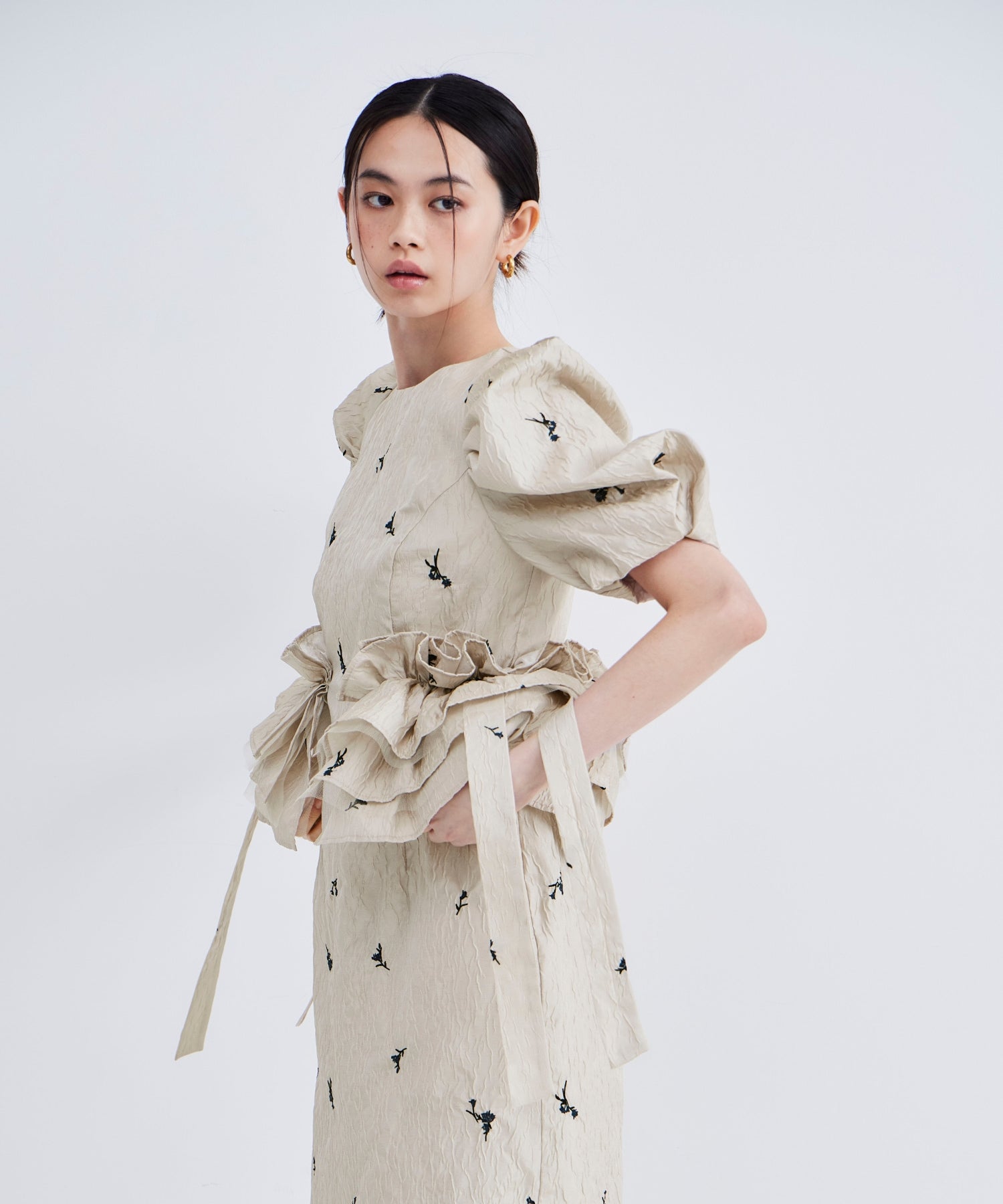 blossom frill dress | ANDRESD