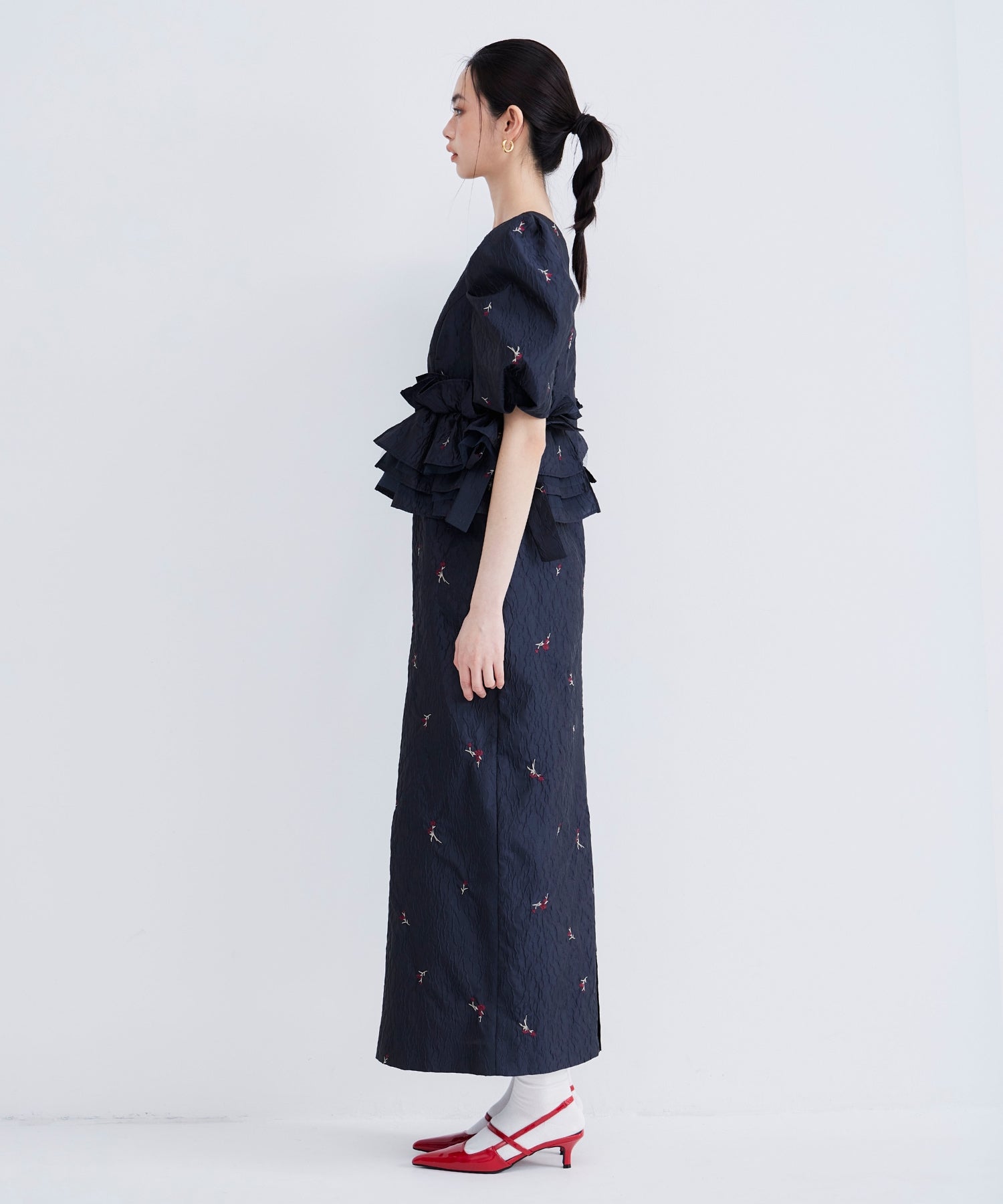 blossom frill dress | ANDRESD
