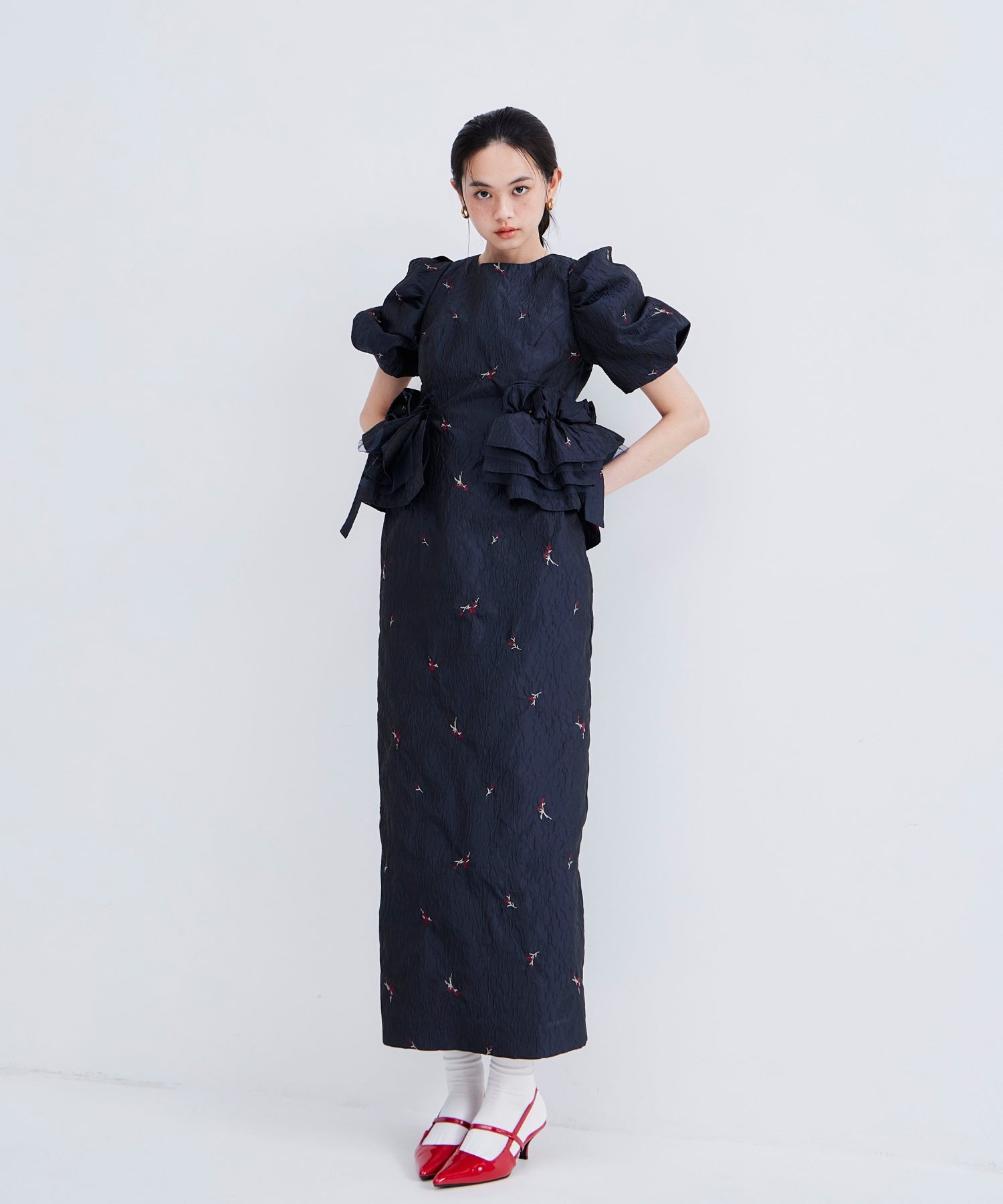 blossom frill dress | ANDRESD