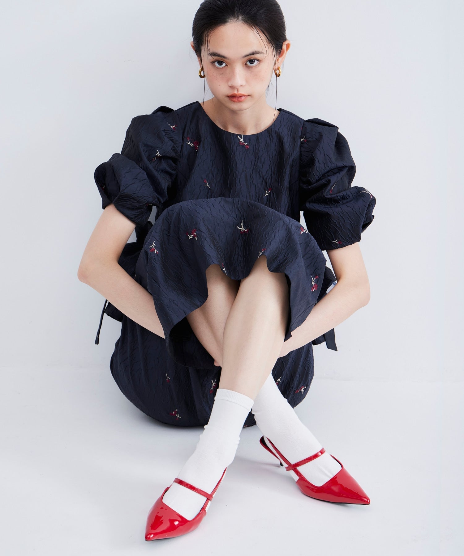 blossom frill dress | ANDRESD