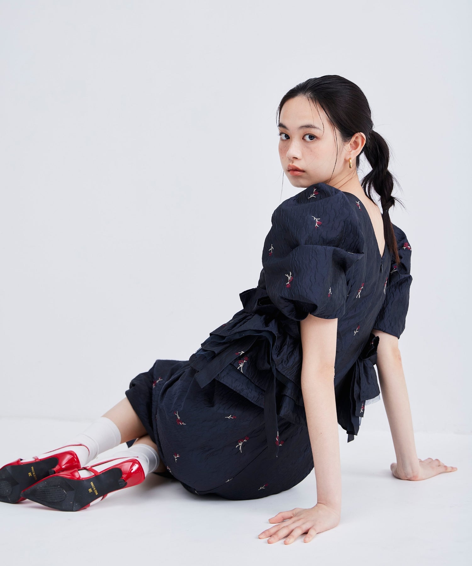 blossom frill dress | ANDRESD