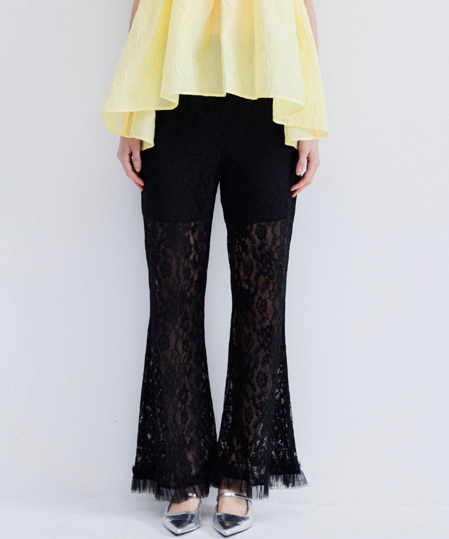 lace flare pants | ANDRESD