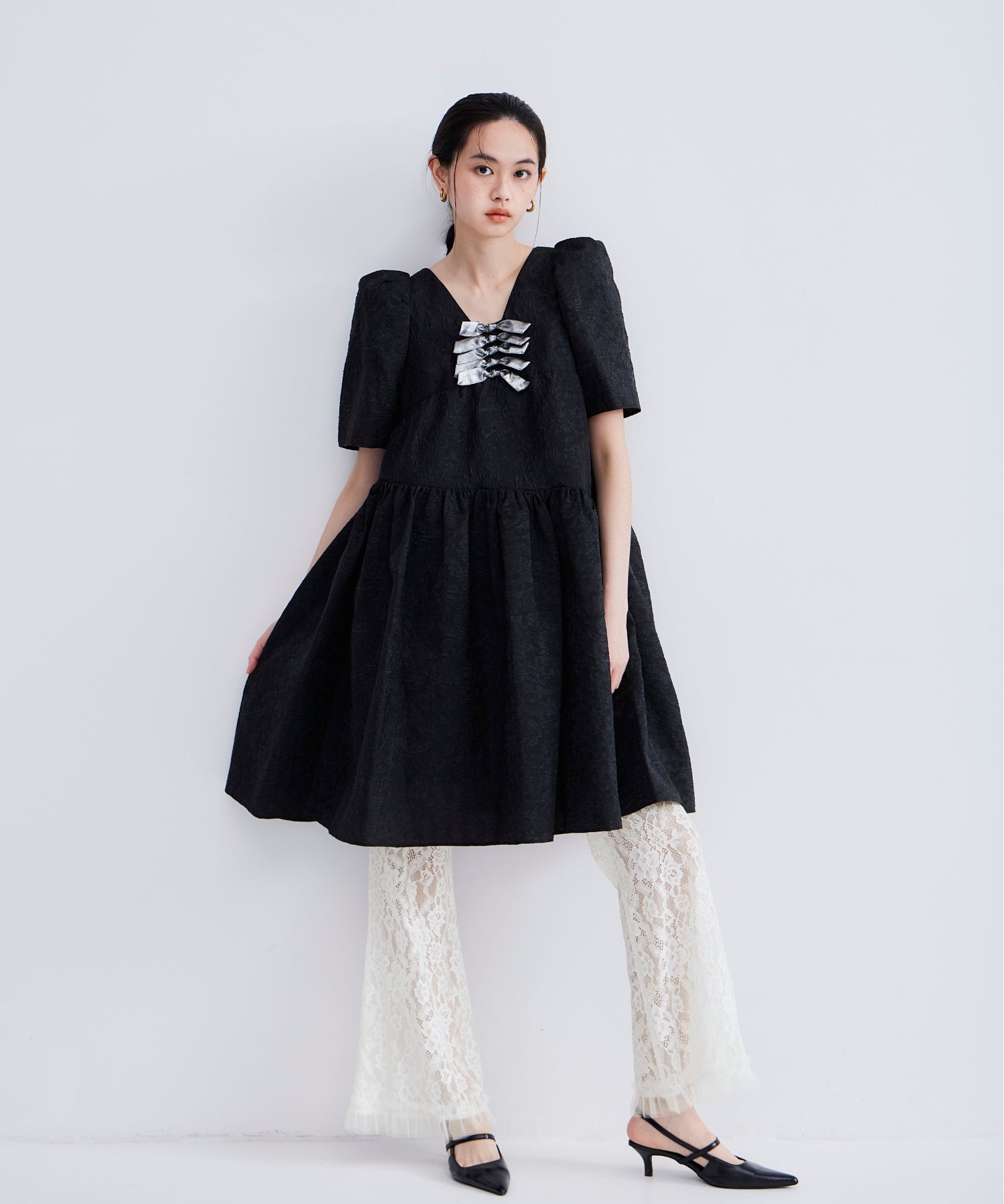 lace flare pants | ANDRESD
