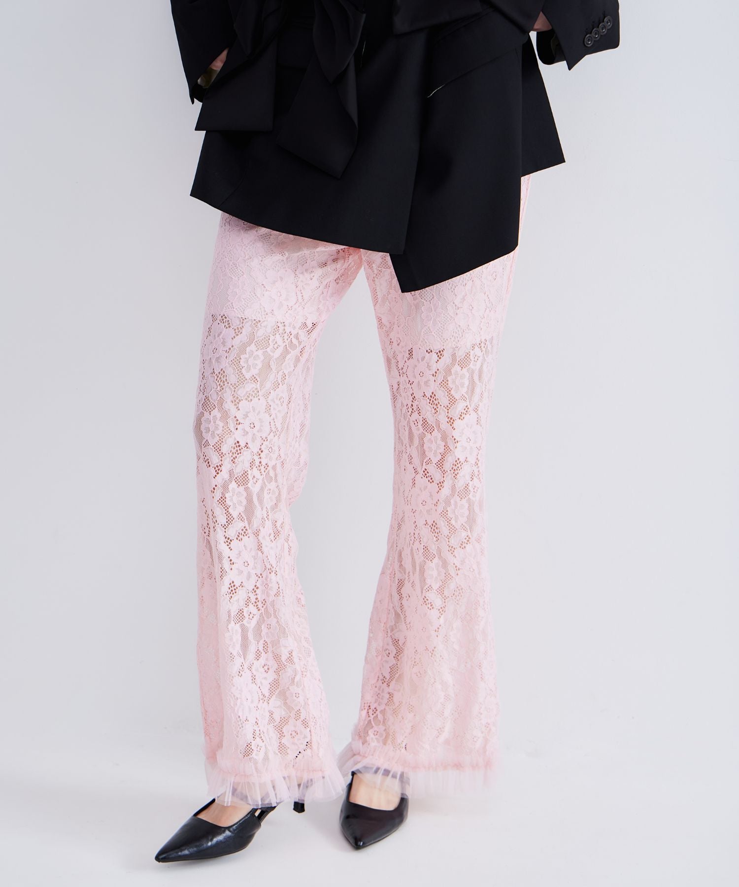 lace flare pants | ANDRESD