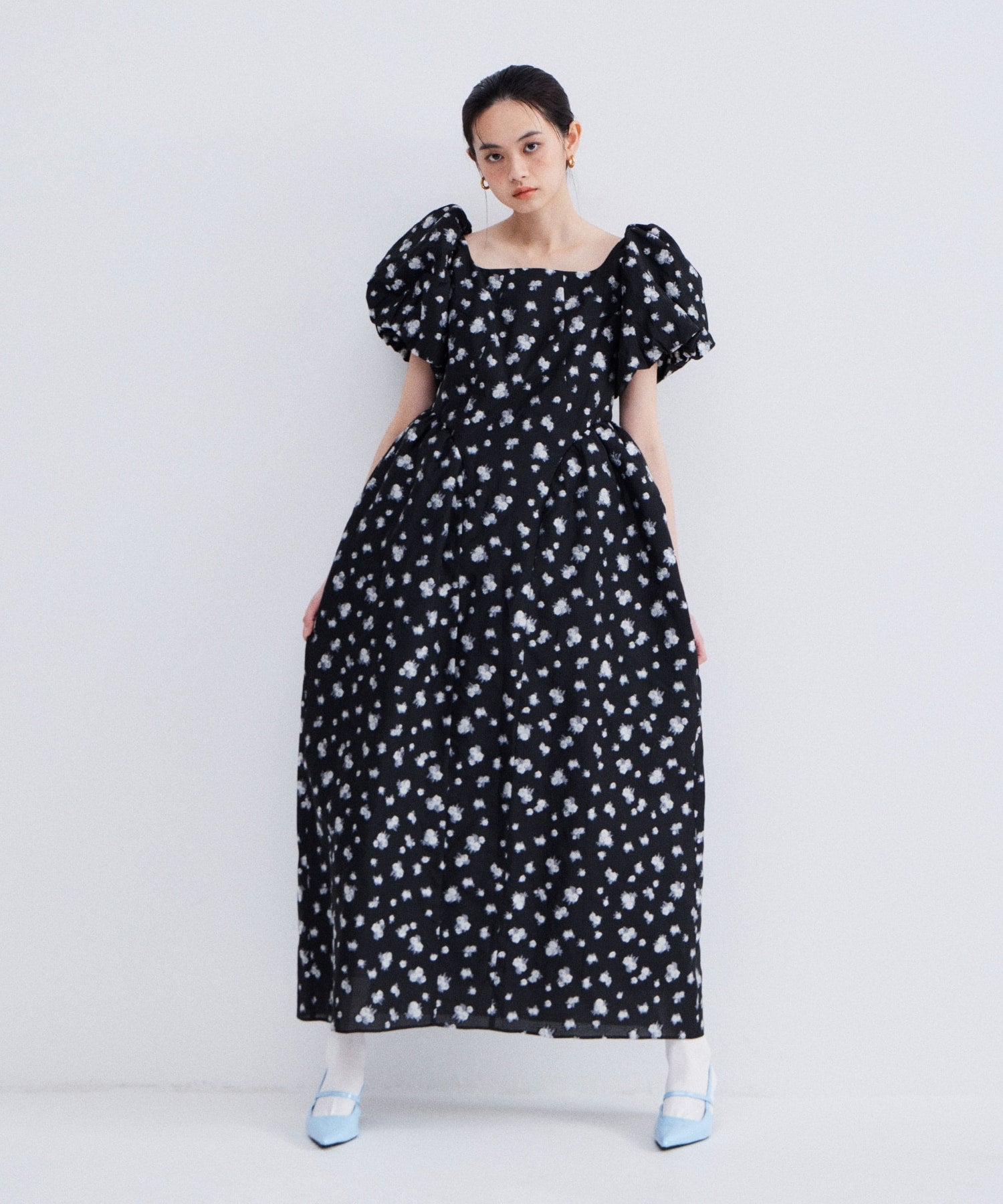 Flower Jacquard Forme Dress | ANDRESD