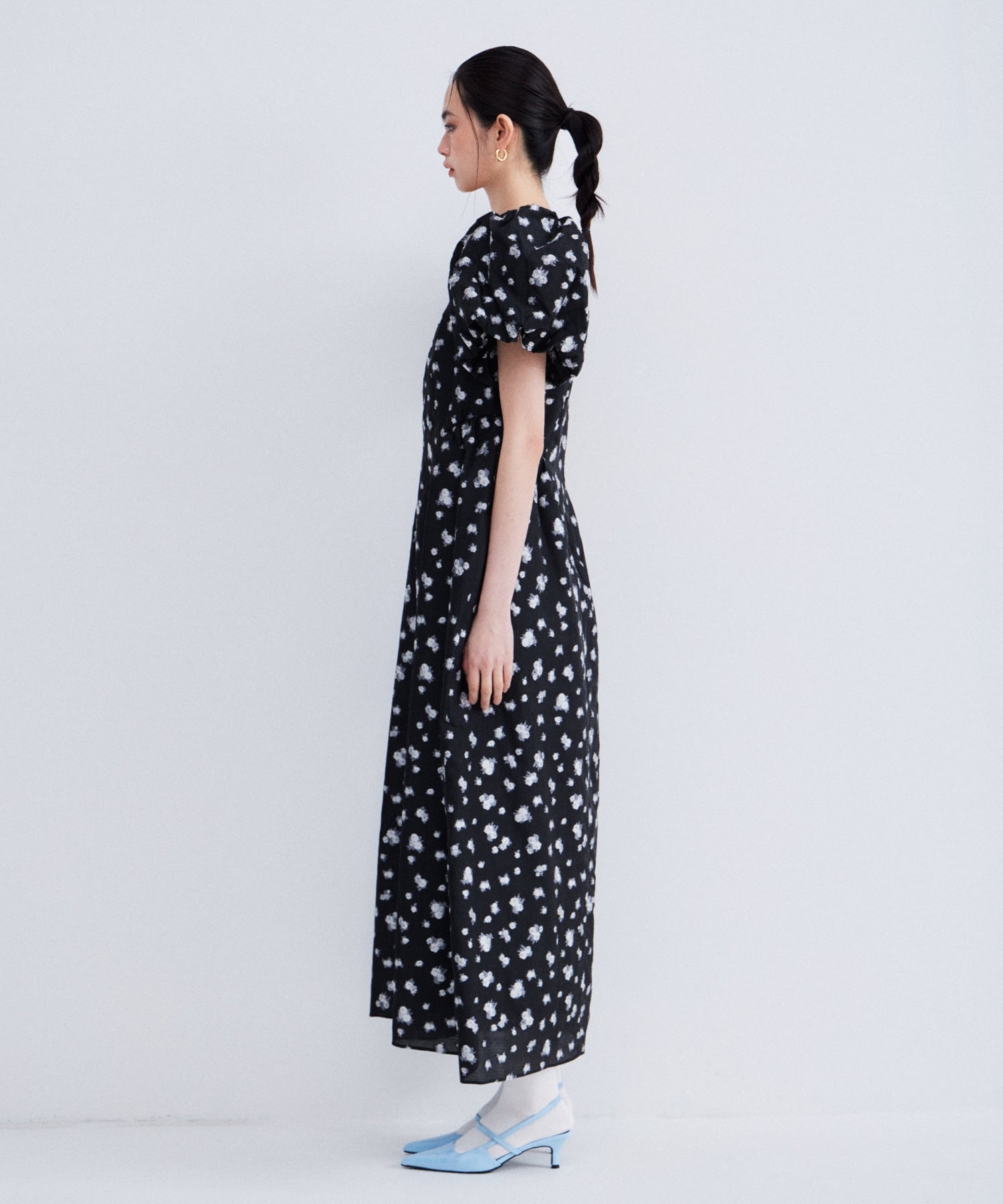 Flower Jacquard Forme Dress | ANDRESD