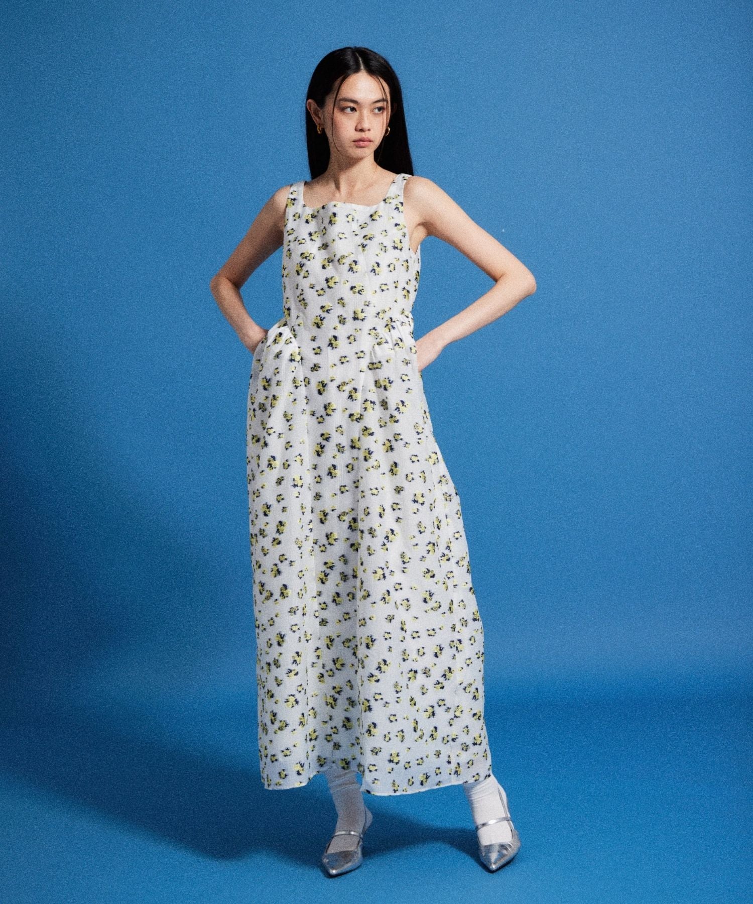 Flower Jacquard Forme Dress | ANDRESD